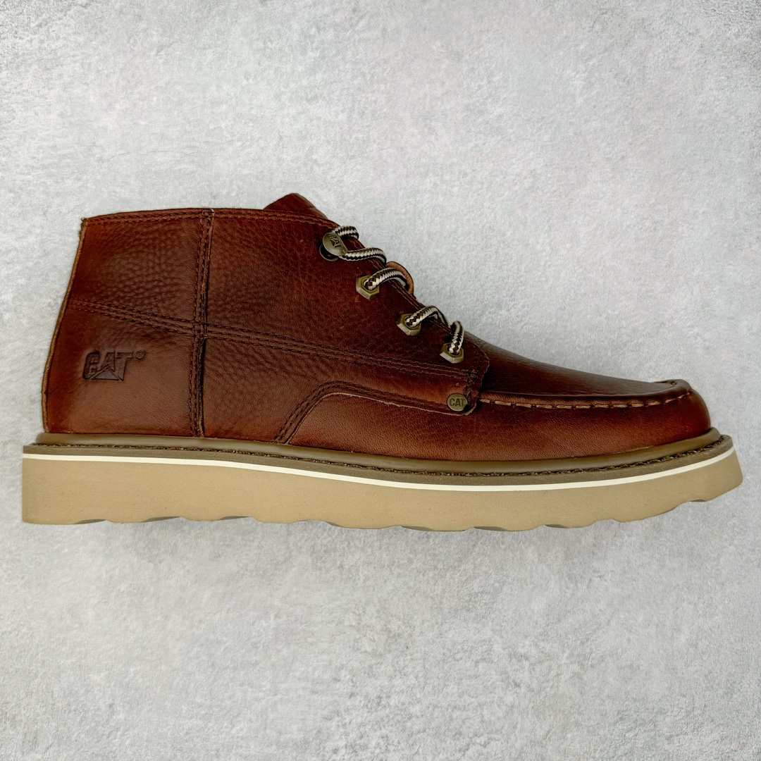 CAT卡特 硬汉推土机品牌经典百搭户外中帮休闲男鞋 广东大厂品质 24ss秋冬新款 常年主打 时尚潮流搭配 面料釆用意大利进口磨砂牛皮 全鞋真牛皮材料 大底到五金都是代工厂原材料制作 好货不杀猪 首单质量严格把控 全套官网统一包装 今年冬季防寒户外专用 日常随意搭配 型男必备 尺码：39 40 41 42 43 44 (偏大一码)-选品中心