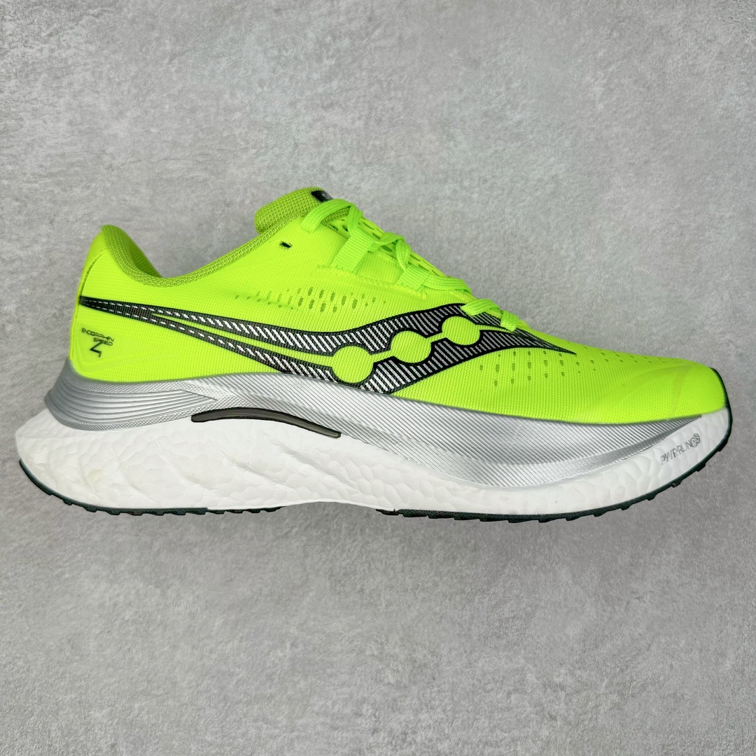 图片[2]-慢跑鞋中的劳斯莱斯 Saucony Endorphin Speed 索康尼啡速4代舒适织物低帮训练跑步鞋 尼龙板厚底竞速训练鞋 #原数据开发纸版楦型 #采用工学透气针织布鞋面材质 #内嵌3D环绕包裹缓震鞋垫 #外置镂空XT-900防滑橡胶大底❗️ #啡速属于减配版，推进力较为温和，尼龙板刚性也不强，驾驭门槛较低，适合进阶跑者日常训练及短距离比赛，适合精英跑者竞速训练。 #中底采用加厚的 PWRRUN PB缓震泡棉，有效减少触地带来的冲击力，能量回馈高达90%，缓震和回弹表现出色。S型飞翼尼龙板结合快速滚动科技，提供推进力的同时，还加强了稳定支撑保护，前后掌过渡也更加流畅。 尺码：40 40.5 41 42 42.5 43 44 44.5 45 女鞋后续待出-选品中心