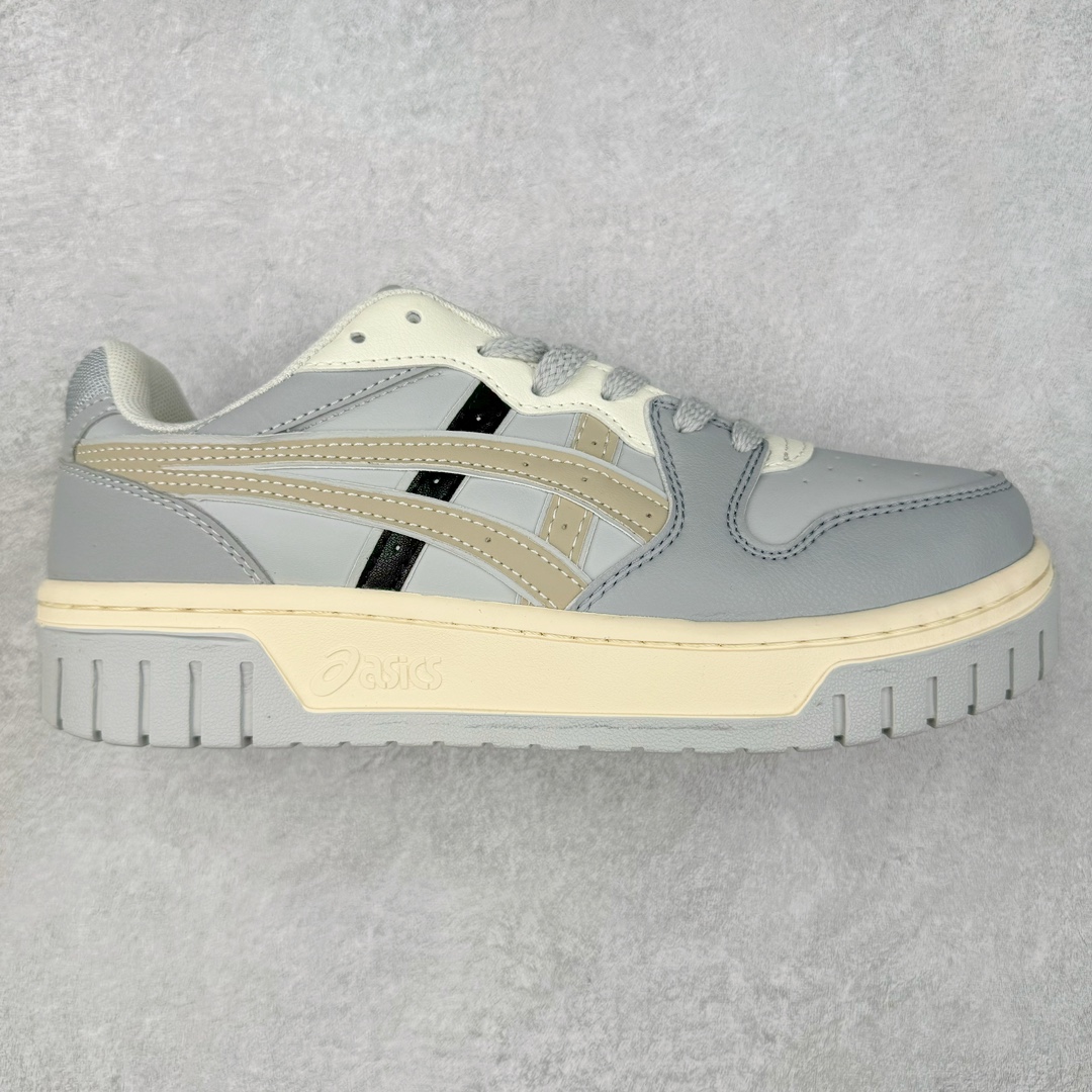 ASICS COURT TRAIL MZ 亚瑟士包头增高板鞋 复古风刮起来 百搭舒适绝绝子 谁的鞋柜里没有一双百搭的ASICS亚瑟士复古鞋呢 配色很大气 米色黑色复古内味拉满了 厚底又加了一丝时尚感 搭配90年代经典虎爪纹 logo设计 很有特色 我敢说这双可以是超级万能百搭的了 上脚也很轻便透气 超级舒服 尺码:36-45-选品中心