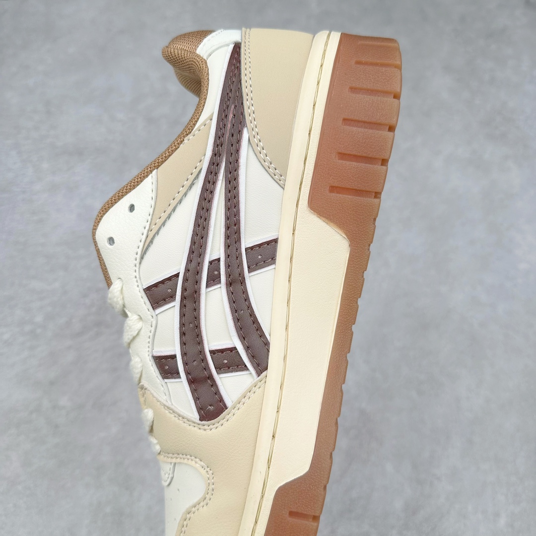 图片[7]-ASICS COURT TRAIL MZ 亚瑟士包头增高板鞋 复古风刮起来 百搭舒适绝绝子 谁的鞋柜里没有一双百搭的ASICS亚瑟士复古鞋呢 配色很大气 米色黑色复古内味拉满了 厚底又加了一丝时尚感 搭配90年代经典虎爪纹 logo设计 很有特色 我敢说这双可以是超级万能百搭的了 上脚也很轻便透气 超级舒服 尺码：36-45-选品中心