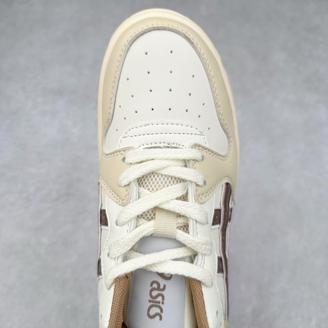 图片[4]-ASICS COURT TRAIL MZ 亚瑟士包头增高板鞋 复古风刮起来 百搭舒适绝绝子 谁的鞋柜里没有一双百搭的ASICS亚瑟士复古鞋呢 配色很大气 米色黑色复古内味拉满了 厚底又加了一丝时尚感 搭配90年代经典虎爪纹 logo设计 很有特色 我敢说这双可以是超级万能百搭的了 上脚也很轻便透气 超级舒服 尺码：36-45-选品中心