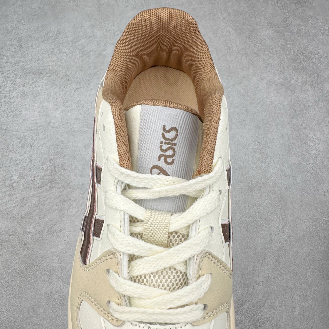 图片[5]-ASICS COURT TRAIL MZ 亚瑟士包头增高板鞋 复古风刮起来 百搭舒适绝绝子 谁的鞋柜里没有一双百搭的ASICS亚瑟士复古鞋呢 配色很大气 米色黑色复古内味拉满了 厚底又加了一丝时尚感 搭配90年代经典虎爪纹 logo设计 很有特色 我敢说这双可以是超级万能百搭的了 上脚也很轻便透气 超级舒服 尺码：36-45-选品中心