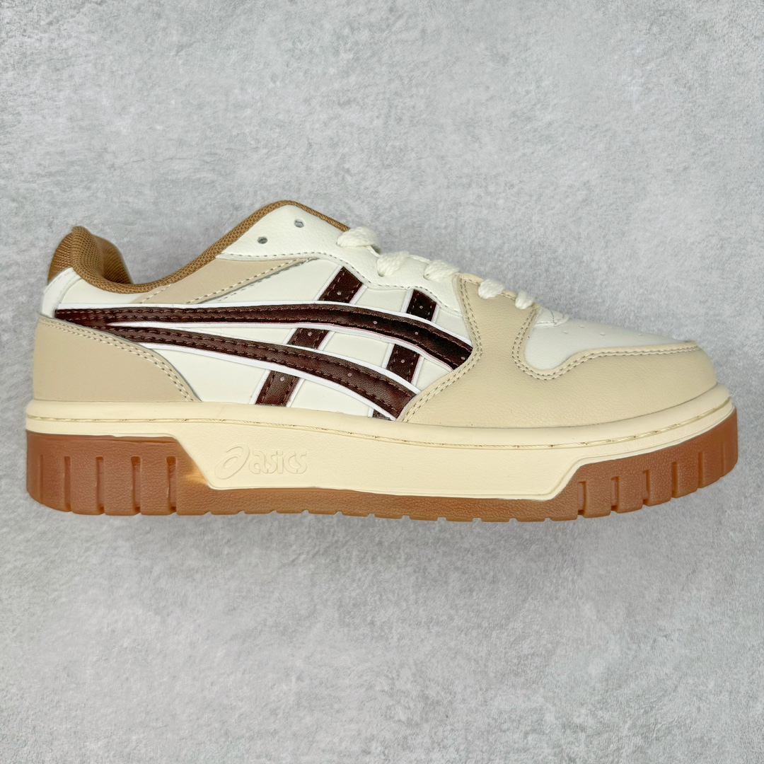 ASICS COURT TRAIL MZ 亚瑟士包头增高板鞋 复古风刮起来 百搭舒适绝绝子 谁的鞋柜里没有一双百搭的ASICS亚瑟士复古鞋呢 配色很大气 米色黑色复古内味拉满了 厚底又加了一丝时尚感 搭配90年代经典虎爪纹 logo设计 很有特色 我敢说这双可以是超级万能百搭的了 上脚也很轻便透气 超级舒服 尺码:36-45-选品中心