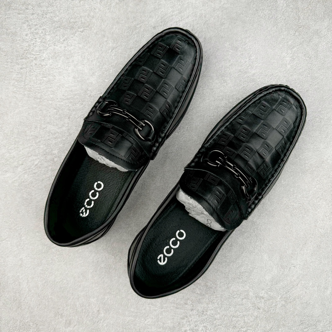 图片[3]-ECCO爱步豆豆鞋 休闲英伦一脚蹬男鞋乐福鞋男士 轻巧莫克系列新品 甄选全牛皮鞋面，触感柔软，色泽温润，舒适穿着体验 鞋面压花 经典与时尚的碰撞 优质内里 细腻柔软，亲肤透气，保持良好的鞋内环境 轻盈鞋底 采用PU/TPU鞋底，轻盈柔韧，防滑耐磨 时尚通勤型走职场 浪漫邂逅 尺码：38 39 40 41 42 43（皮鞋码）-选品中心