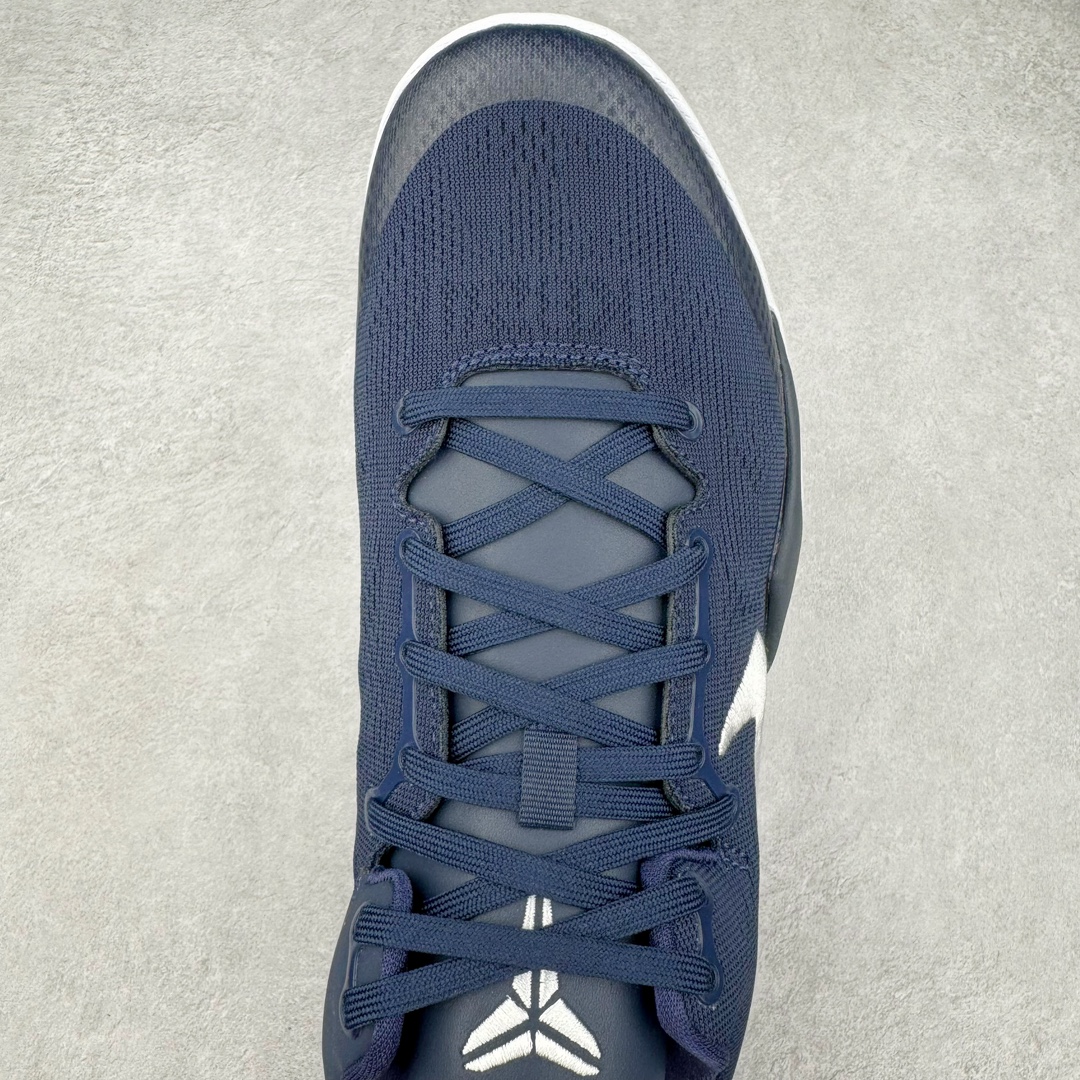 图片[4]-＃GX NK Zoom Kobe Ⅷ System 科比8代复刻实战运动低帮文化篮球鞋 蓝白 HF9550-400 完美复刻公司货 React科技鞋垫加持 实战配置直接拉满 原楦纸板开发 鞋身流线型、后跟塑形 区分土肥圆 原厂针织鞋面一针一线匹配原版 全身鞋材卡料色独家定制 唯一万针立体刺绣SWOOSH 真实底模最大50.5 实战利器 专供海外市场 独立原厂模具 首批不拼图大几率过验 亲测已过 支持各种高强度实战 无需担心 补货周期极长 脚宽建议买大半码 科比系列前掌偏窄 支持七天无理由退换 尺码： 40 40.5 41 42 42.5 43 44 44.5 45 46 47.5 48.5 49.5 50.5-选品中心