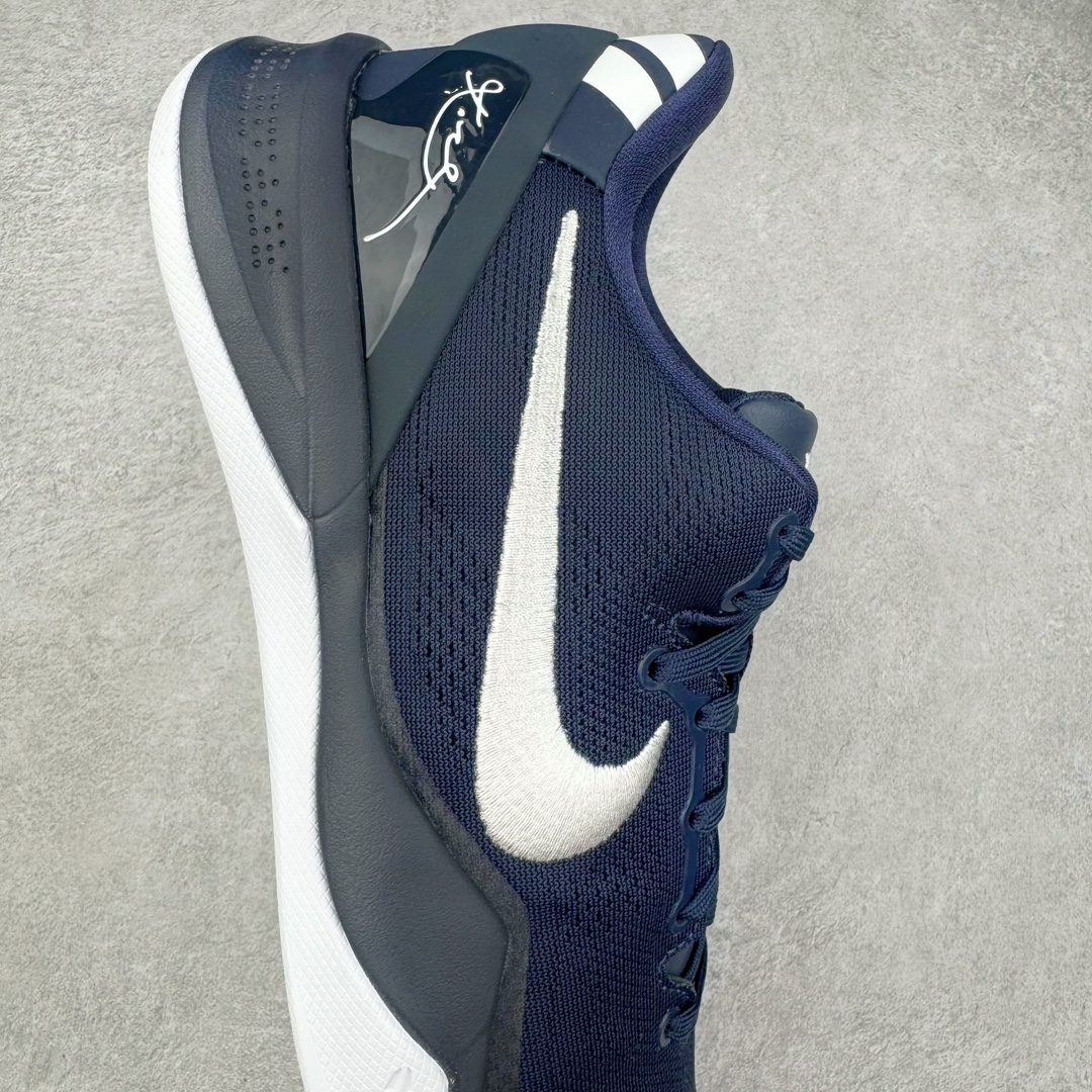 图片[6]-＃GX NK Zoom Kobe Ⅷ System 科比8代复刻实战运动低帮文化篮球鞋 蓝白 HF9550-400 完美复刻公司货 React科技鞋垫加持 实战配置直接拉满 原楦纸板开发 鞋身流线型、后跟塑形 区分土肥圆 原厂针织鞋面一针一线匹配原版 全身鞋材卡料色独家定制 唯一万针立体刺绣SWOOSH 真实底模最大50.5 实战利器 专供海外市场 独立原厂模具 首批不拼图大几率过验 亲测已过 支持各种高强度实战 无需担心 补货周期极长 脚宽建议买大半码 科比系列前掌偏窄 支持七天无理由退换 尺码： 40 40.5 41 42 42.5 43 44 44.5 45 46 47.5 48.5 49.5 50.5-选品中心