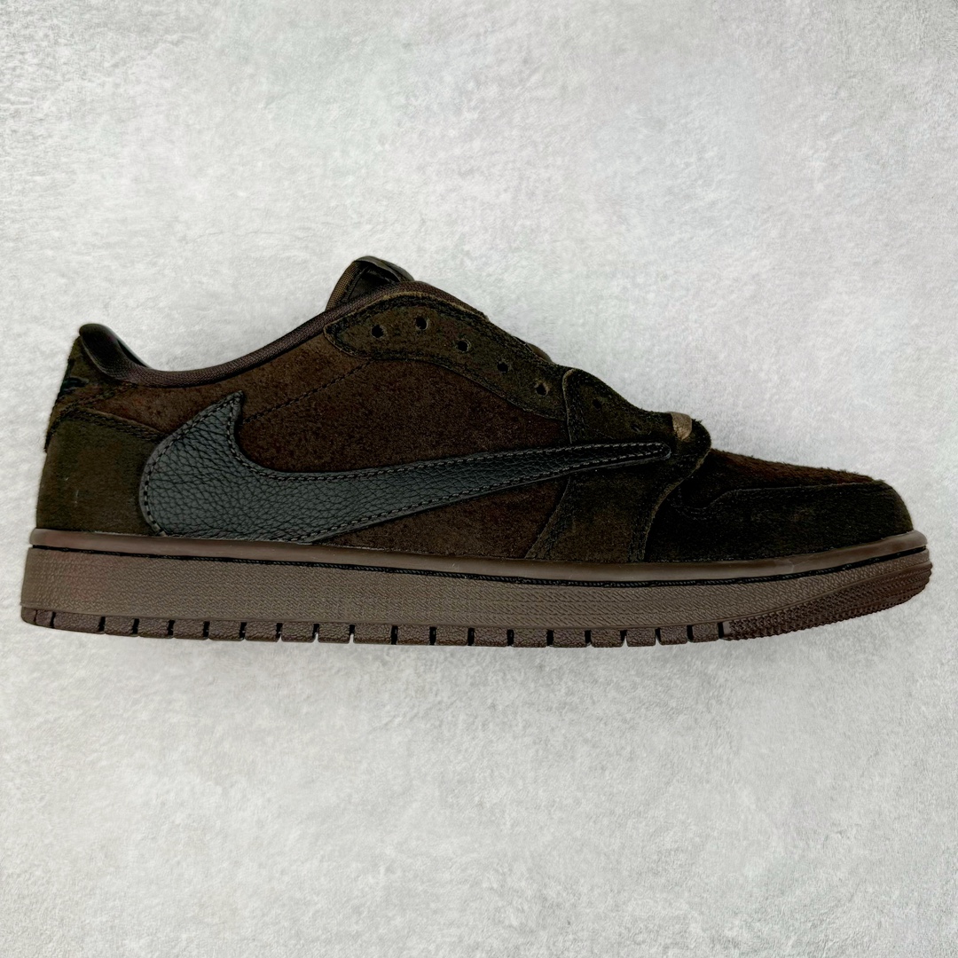 ＃PK纯原 Travis Scott x Air Jordan AJ1 Low OG SP TS联名倒钩9.0低帮 黑棕 DM7688-202 圈内最强倒钩系列 高端零售特供批次 产品品控稳定性领先行业 各方面均可对飙L版 良心定价不杀猪 SZ原厂全套原楦原纸板冲刀磨具开发 原厂皮料加持 原厂港宝加持定型后跟R度完美 同源原厂电绣 鬼脸飞翼针数密度立体效果一致 百分百一致原鞋 原厂拉帮工艺 针距密度一致 后跟弧度收口自然不对折 极致一眼正品既视感 进口玻璃冲刀皮料裁剪零毛边 全鞋电脑针车工艺 品控清洁度最高QC检验标准 免检产品 原厂订购鞋盒、鞋标、防尘纸、鞋撑、鞋带 追求极致的原厂味道 尺码：36 36.5 37.5 38 38.5 39 40 40.5 41 42 42.5 43 44 44.5 45 46 47.5-选品中心