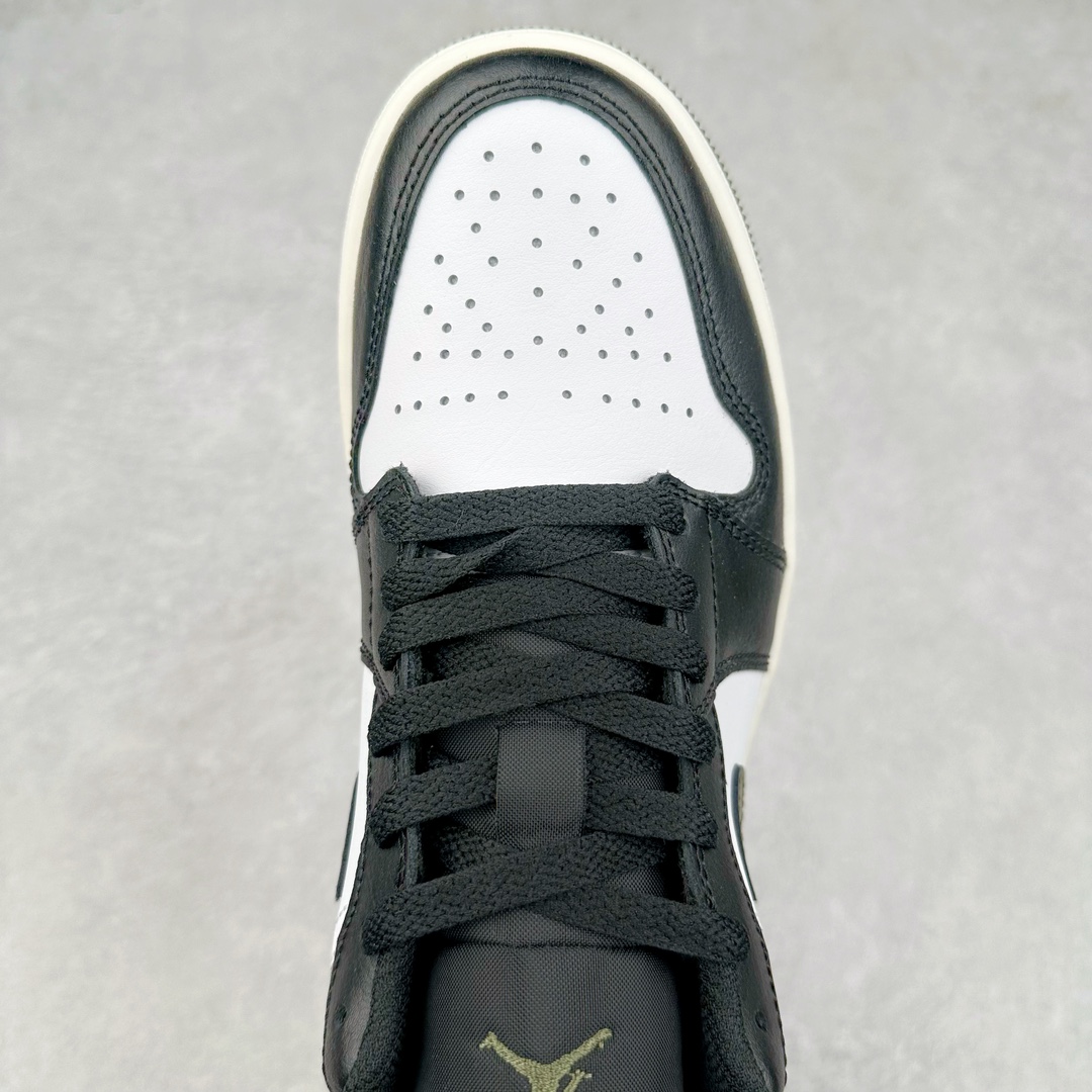 图片[4]-＃DT纯原 Air Jordan AJ1 Low 低帮 白黑绿 553558-092 终端优势供应 市面中低帮最具代表性版本没有之一 口碑大厂出品 品控大底版型不断改良更新 全套原纸板楦头开发 确保原汁原味 完美呈现版型 完美零毛边处理 原厂内置全掌气垫 价格定位良心 平台专用代工流水线出品 一眼公司既视感 拿到手的一瞬间就与众不同 碾压市面所有版本 全部原鞋开发 每一个配色都会采购原鞋确认细节 打破市面看图做货无好货之说 尺码：35.5 36 36.5 37.5 38 38.5 39 40 40.5 41 42 42.5 43 44 44.5 45 46-选品中心