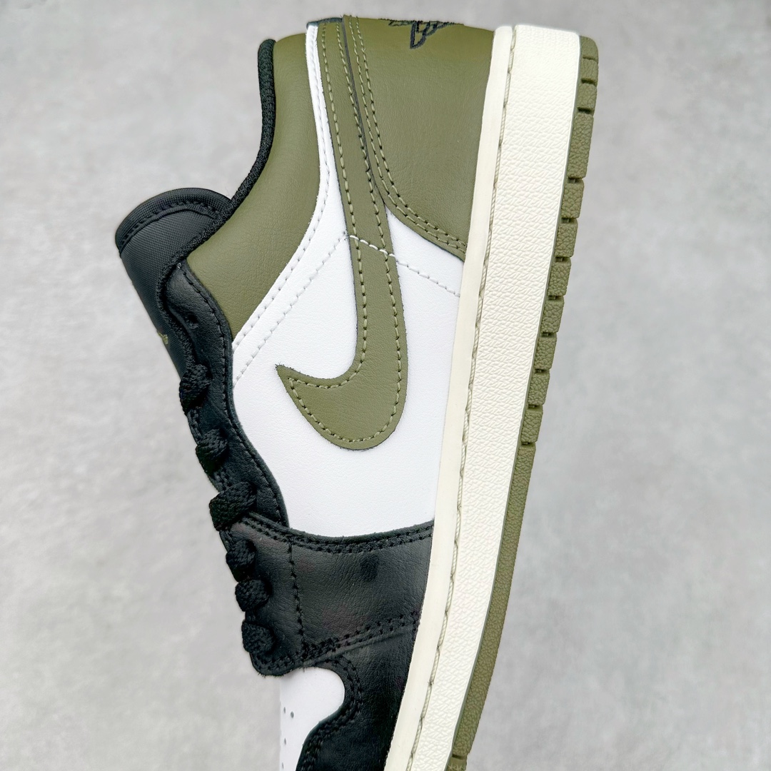 图片[7]-＃DT纯原 Air Jordan AJ1 Low 低帮 白黑绿 553558-092 终端优势供应 市面中低帮最具代表性版本没有之一 口碑大厂出品 品控大底版型不断改良更新 全套原纸板楦头开发 确保原汁原味 完美呈现版型 完美零毛边处理 原厂内置全掌气垫 价格定位良心 平台专用代工流水线出品 一眼公司既视感 拿到手的一瞬间就与众不同 碾压市面所有版本 全部原鞋开发 每一个配色都会采购原鞋确认细节 打破市面看图做货无好货之说 尺码：35.5 36 36.5 37.5 38 38.5 39 40 40.5 41 42 42.5 43 44 44.5 45 46-选品中心