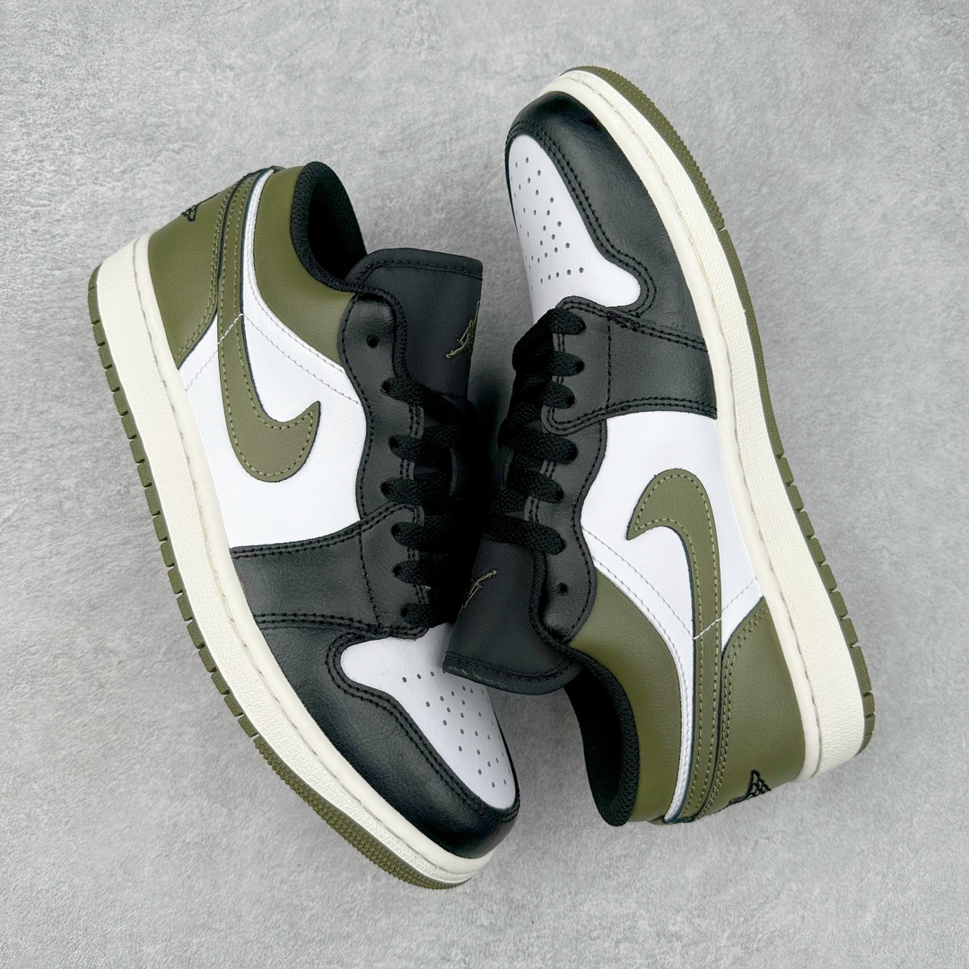 图片[3]-＃DT纯原 Air Jordan AJ1 Low 低帮 白黑绿 553558-092 终端优势供应 市面中低帮最具代表性版本没有之一 口碑大厂出品 品控大底版型不断改良更新 全套原纸板楦头开发 确保原汁原味 完美呈现版型 完美零毛边处理 原厂内置全掌气垫 价格定位良心 平台专用代工流水线出品 一眼公司既视感 拿到手的一瞬间就与众不同 碾压市面所有版本 全部原鞋开发 每一个配色都会采购原鞋确认细节 打破市面看图做货无好货之说 尺码：35.5 36 36.5 37.5 38 38.5 39 40 40.5 41 42 42.5 43 44 44.5 45 46-选品中心