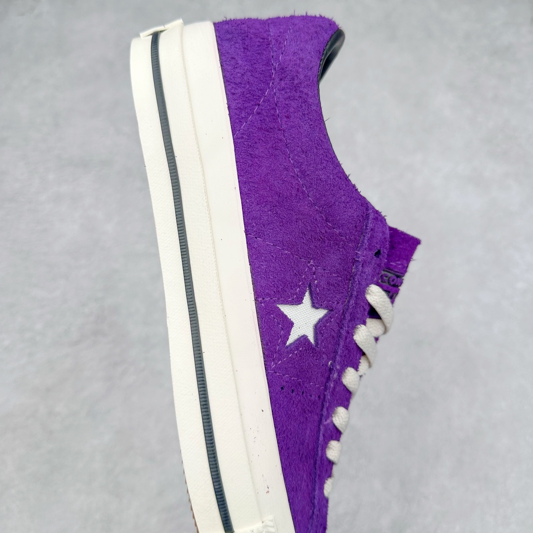 图片[6]-Converse One Star Timeline 日产经典复刻帝王紫 匡威木村一星复古休闲滑板鞋 经典鞋型提供舒适穿着感受 低调不浮夸 简约设计 时尚百搭 官网主推款 ins潮人时髦单品 尺码：35-44（36.5 37.5 39.5 41.5 42.5）-选品中心
