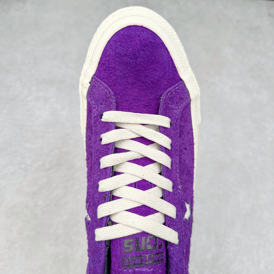 图片[4]-Converse One Star Timeline 日产经典复刻帝王紫 匡威木村一星复古休闲滑板鞋 经典鞋型提供舒适穿着感受 低调不浮夸 简约设计 时尚百搭 官网主推款 ins潮人时髦单品 尺码：35-44（36.5 37.5 39.5 41.5 42.5）-选品中心