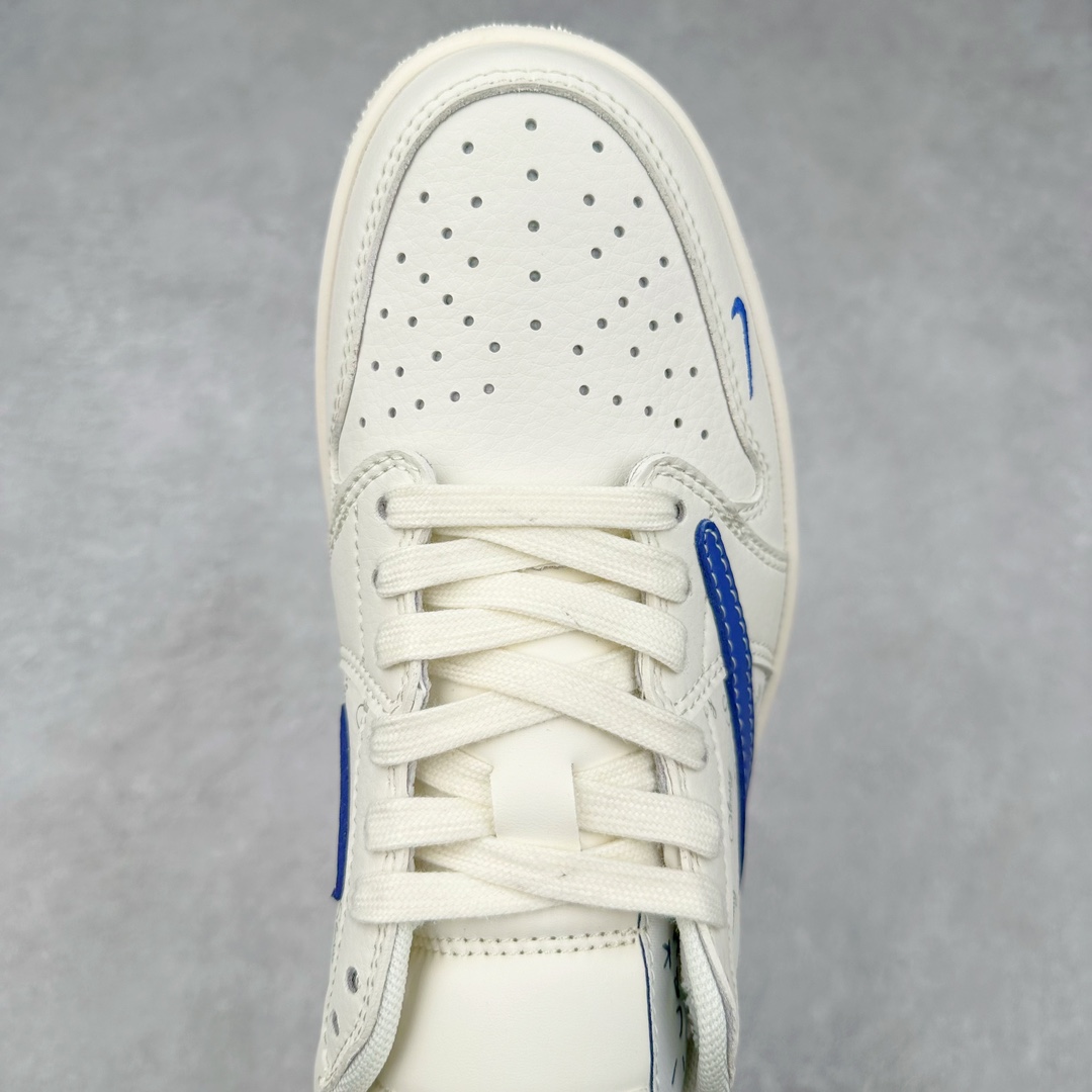 图片[4]-TS x Air Jordan AJ1 Low 倒钩低帮联名定制配色 SJ2068-117 原厂内置气垫魔块 A模大底 头层小牛皮 鞋舌AJ原厂专用牛津布+AJ专用反口珍珠布+原厂无杂质高弹内里海棉+特殊封边弹力鞋带 尺码：36 36.5 37.5 38 38.5 39 40 40.5 41 42 42.5 43 44 44.5 45 46 47.5-选品中心