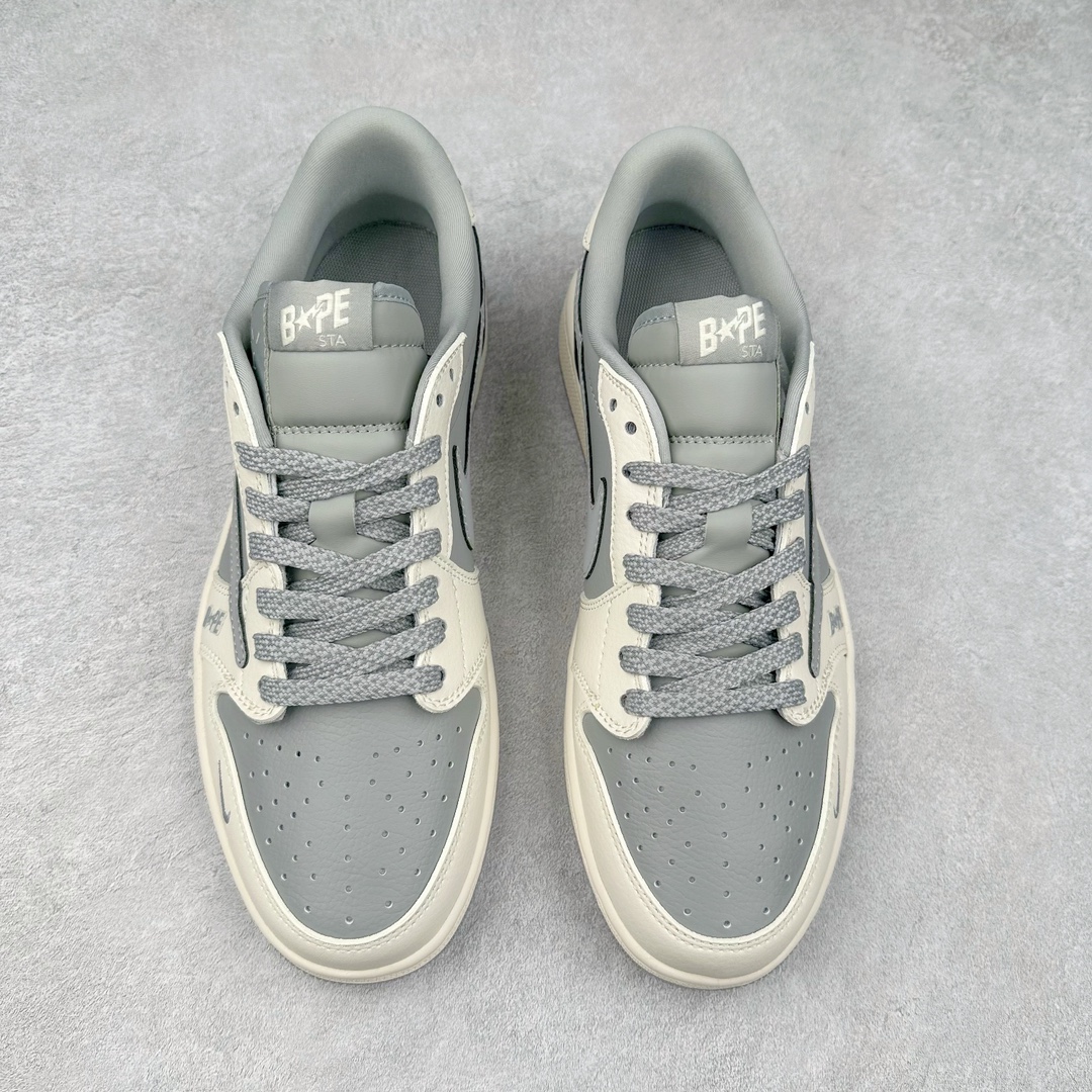 图片[2]-TS x Air Jordan AJ1 Low 倒钩低帮联名定制配色 JH6088-612 原厂内置气垫魔块 A模大底 头层小牛皮 鞋舌AJ原厂专用牛津布+AJ专用反口珍珠布+原厂无杂质高弹内里海棉+特殊封边弹力鞋带 尺码：36 36.5 37.5 38 38.5 39 40 40.5 41 42 42.5 43 44 44.5 45 46 47.5-选品中心