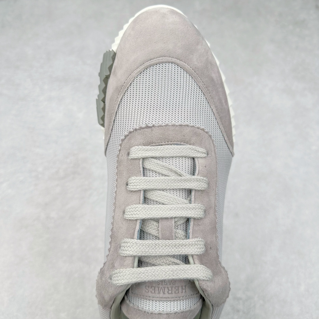 图片[4]-＃原厂 Hermes Bouncing 爱马仕低帮休闲板鞋 原版开发 全新修改格版裁片 真原厂羊猄皮 卡色对比正品没有丝毫色差 附带正品中文版合格证 区别一眼假过度包装 尺码：36 37 38 39 40 41 42 43 44 45 46-选品中心