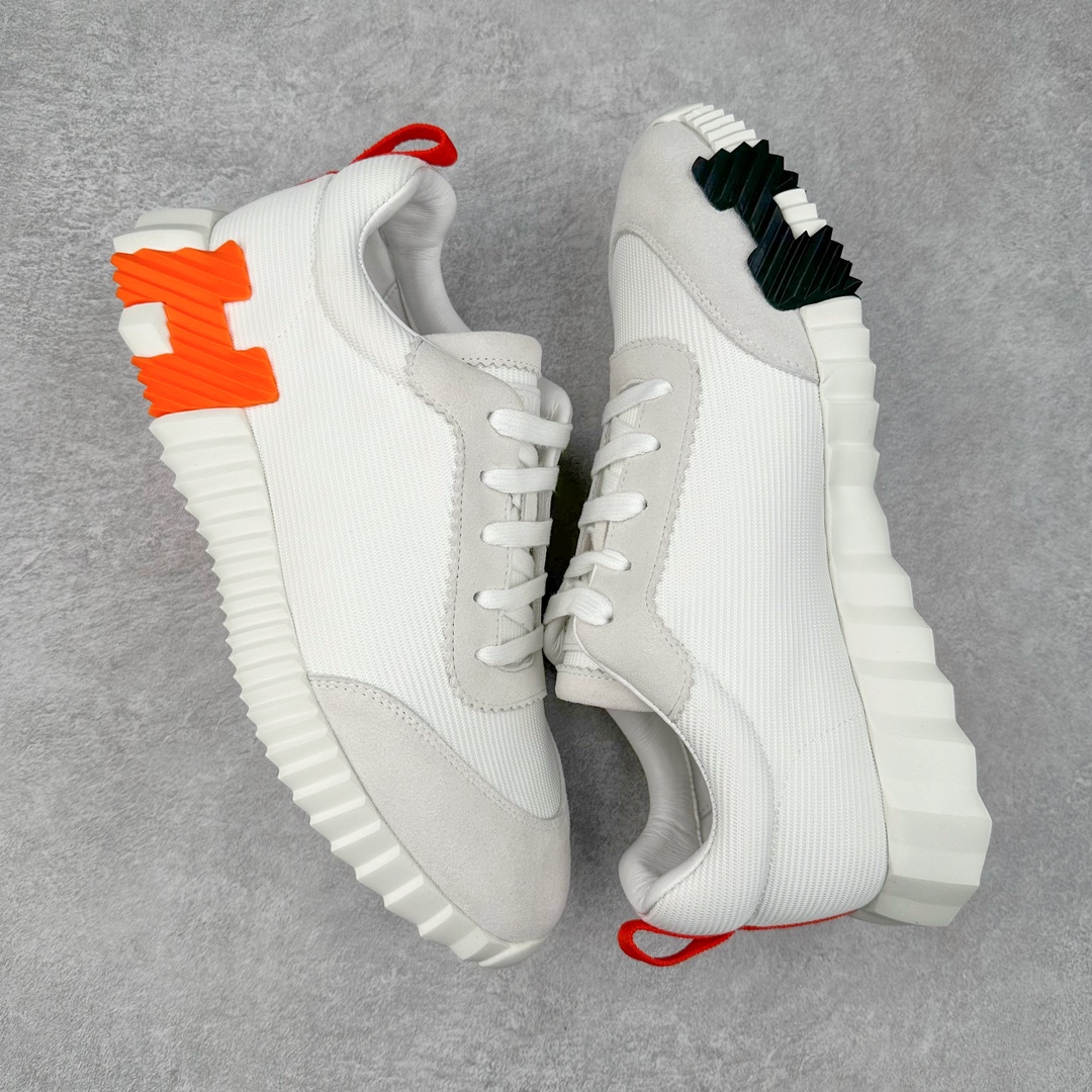 图片[3]-＃原厂 Hermes Bouncing 爱马仕低帮休闲板鞋 原版开发 全新修改格版裁片 真原厂羊猄皮 卡色对比正品没有丝毫色差 附带正品中文版合格证 区别一眼假过度包装 尺码：36 37 38 39 40 41 42 43 44 45 46-选品中心