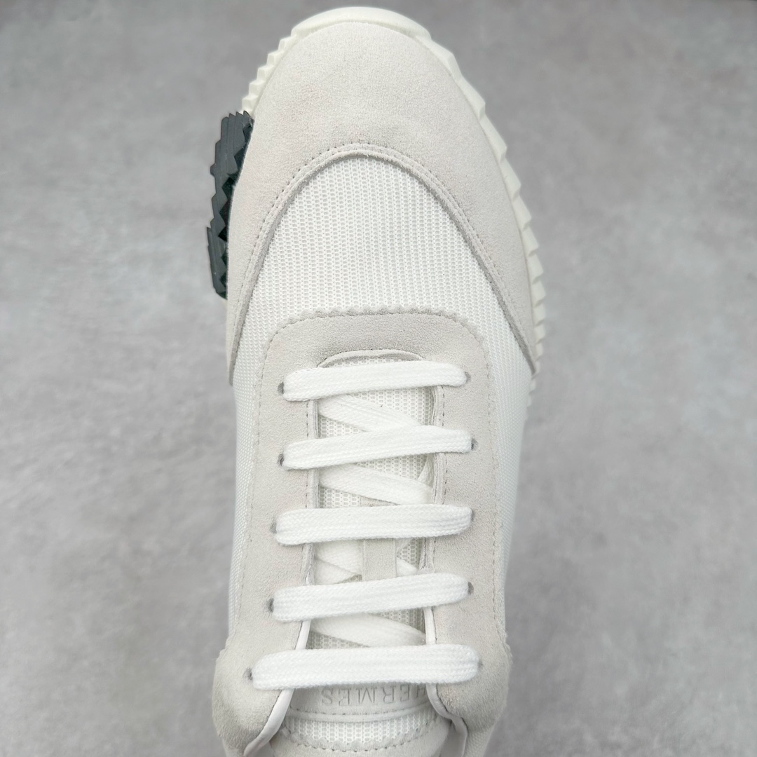 图片[4]-＃原厂 Hermes Bouncing 爱马仕低帮休闲板鞋 原版开发 全新修改格版裁片 真原厂羊猄皮 卡色对比正品没有丝毫色差 附带正品中文版合格证 区别一眼假过度包装 尺码：36 37 38 39 40 41 42 43 44 45 46-选品中心