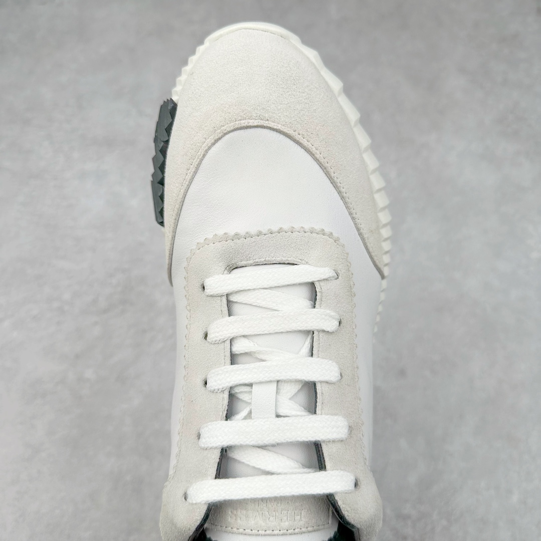 图片[4]-＃原厂 Hermes Bouncing 爱马仕低帮休闲板鞋 原版开发 全新修改格版裁片 真原厂羊猄皮 卡色对比正品没有丝毫色差 附带正品中文版合格证 区别一眼假过度包装 尺码：36 37 38 39 40 41 42 43 44 45 46-选品中心