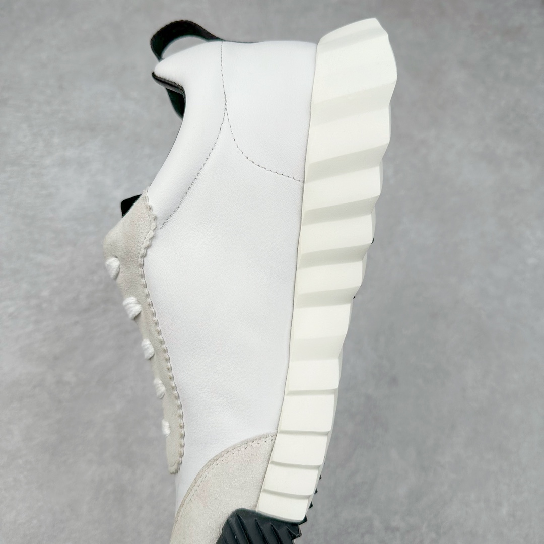 图片[7]-＃原厂 Hermes Bouncing 爱马仕低帮休闲板鞋 原版开发 全新修改格版裁片 真原厂羊猄皮 卡色对比正品没有丝毫色差 附带正品中文版合格证 区别一眼假过度包装 尺码：36 37 38 39 40 41 42 43 44 45 46-选品中心