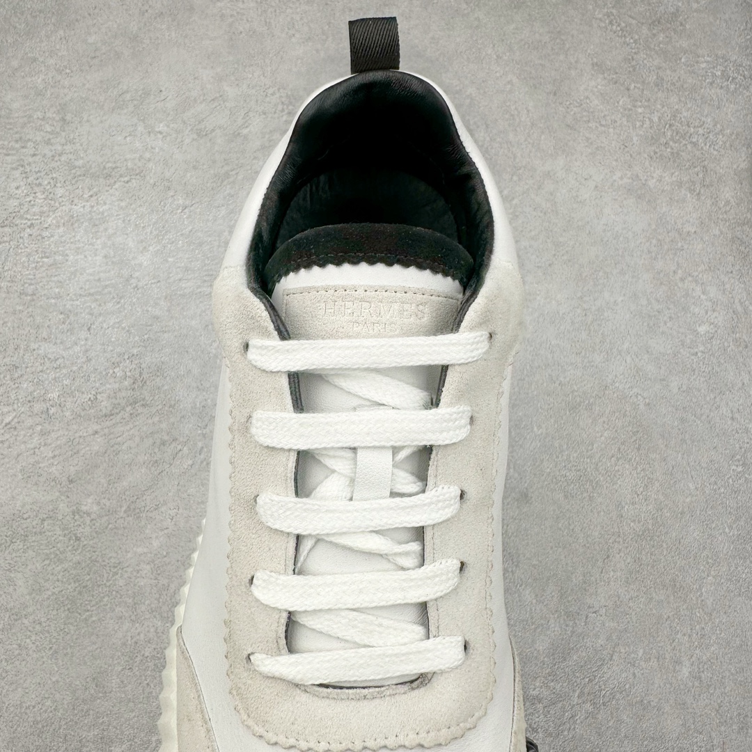 图片[5]-＃原厂 Hermes Bouncing 爱马仕低帮休闲板鞋 原版开发 全新修改格版裁片 真原厂羊猄皮 卡色对比正品没有丝毫色差 附带正品中文版合格证 区别一眼假过度包装 尺码：36 37 38 39 40 41 42 43 44 45 46-选品中心