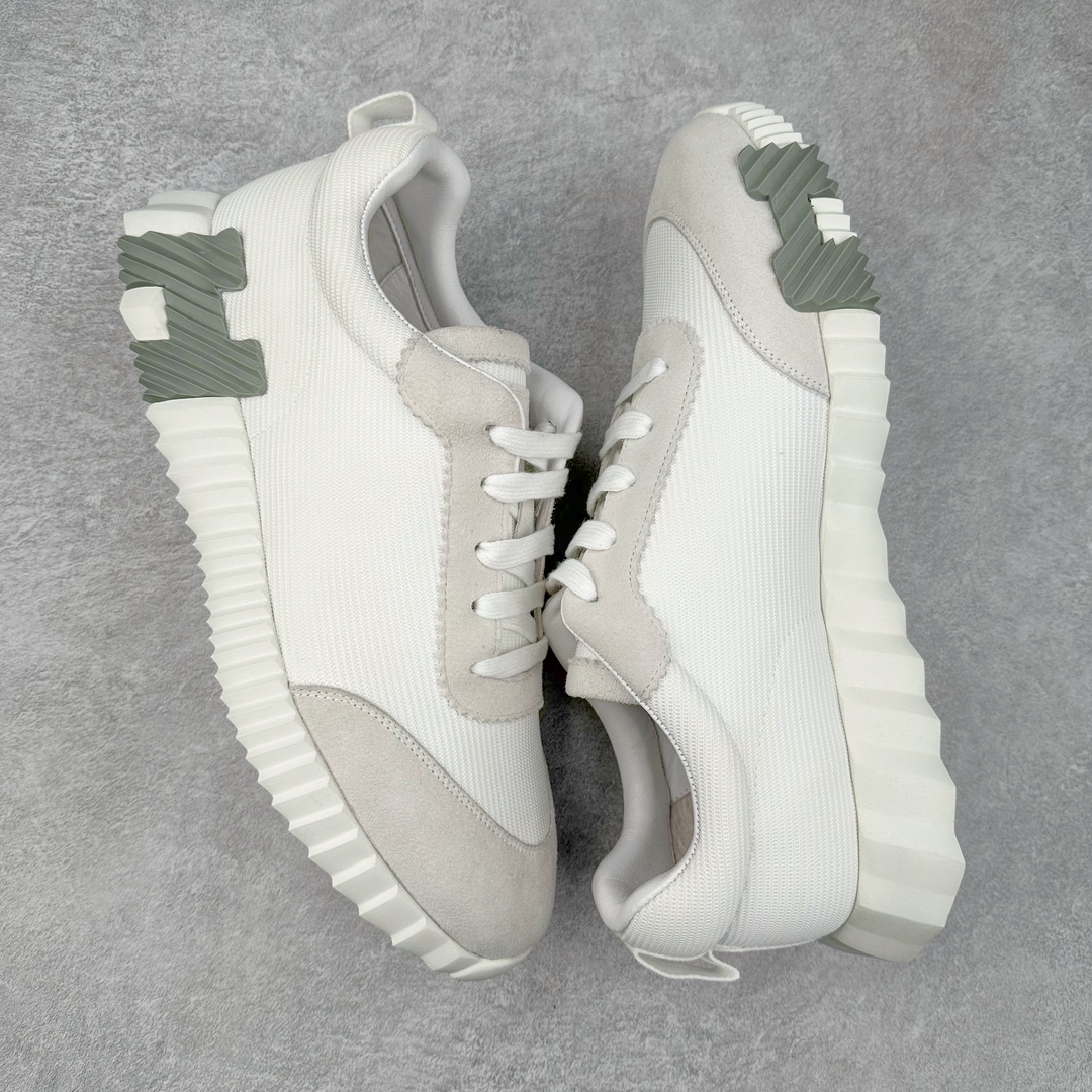 图片[3]-＃原厂 Hermes Bouncing 爱马仕低帮休闲板鞋 原版开发 全新修改格版裁片 真原厂羊猄皮 卡色对比正品没有丝毫色差 附带正品中文版合格证 区别一眼假过度包装 尺码：36 37 38 39 40 41 42 43 44 45 46-选品中心