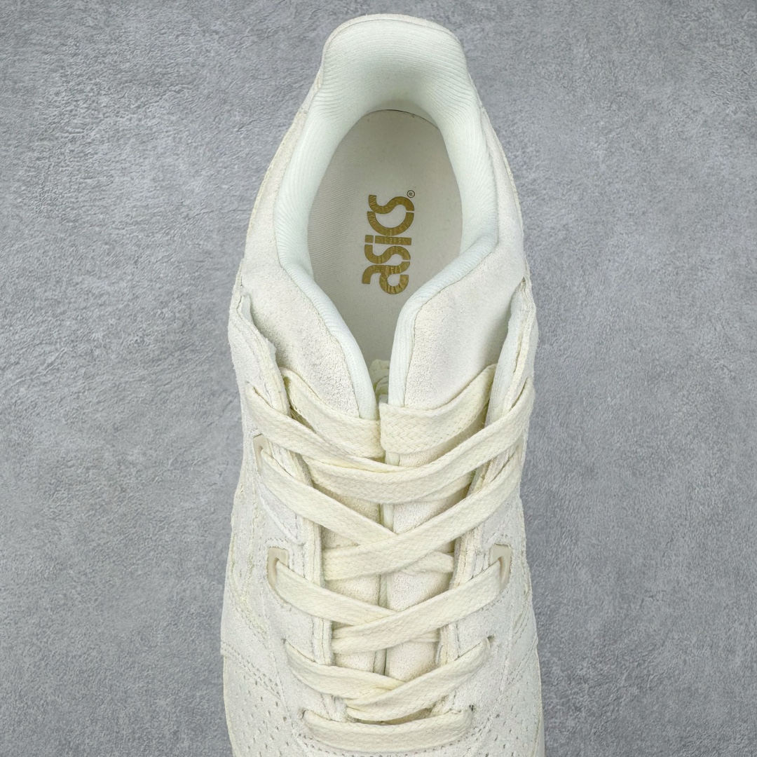 图片[5]-＃纯原福利 Asics Gel-Lyte III 亚瑟士3代系列低帮经典复古休闲运动跑步鞋 伴随着复古跑鞋的再度盛行，让不少运动品牌都将自家经典鞋款重新带回，ASICS 亚瑟士这两年受到众多球鞋爱好者追捧。近期，ASICS 亚瑟士以自己经典的 GEL-LYTE III OG 为蓝本推出了两双全新配色。第一双选择了灰色、藏蓝色和蒂芙尼蓝色拼接呈现，随之妆点一抹粉色，使整双鞋低调又不失细节。材质选择了大面积麂皮与网眼面料打造，保证了质感与透气性兼备。最后以略微泛黄的中底收尾，完善整体设计。另一双以深浅不同的卡其色打造鞋身，缀以淡紫色丰富鞋身细节，想必第一双会更加适合女生上脚。用料与上一双完全相同，提供了优秀的质感。尺码：36 37 37.5 38 39 39.5 40 40.5 41.5 42 42.5 43.5 44 45-选品中心