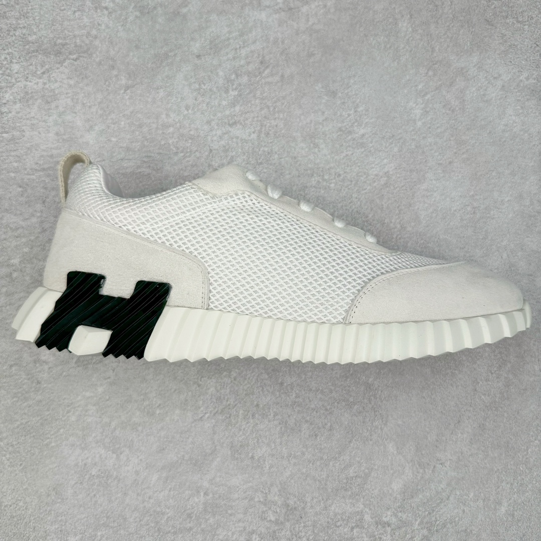 #原厂 Hermes Bouncing 爱马仕低帮休闲板鞋 原版开发 全新修改格版裁片 真原厂羊猄皮 卡色对比正品没有丝毫色差 附带正品中文版合格证 区别一眼假过度包装 尺码:36 37 38 39 40 41 42 43 44 45 46-选品中心