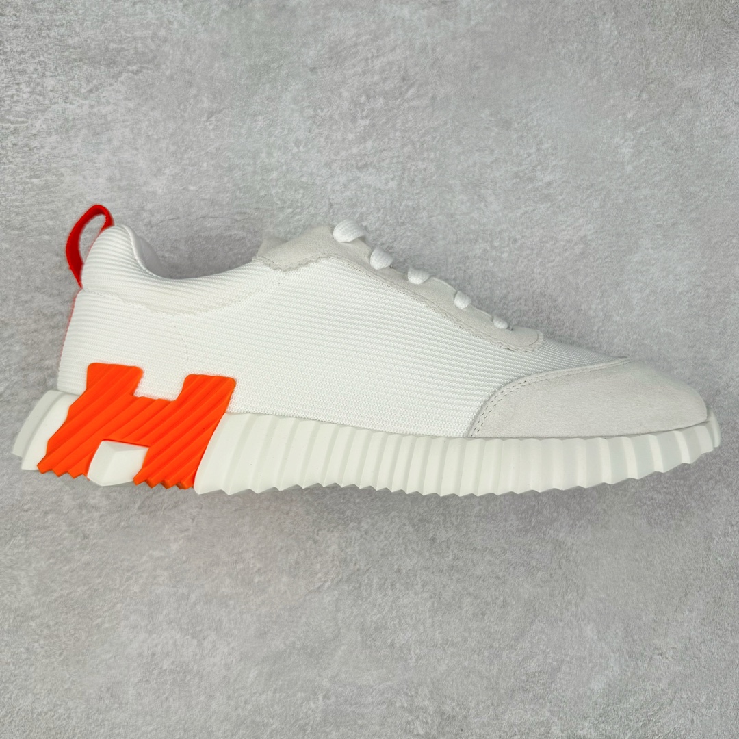 ＃原厂 Hermes Bouncing 爱马仕低帮休闲板鞋 原版开发 全新修改格版裁片 真原厂羊猄皮 卡色对比正品没有丝毫色差 附带正品中文版合格证 区别一眼假过度包装 尺码：36 37 38 39 40 41 42 43 44 45 46-选品中心