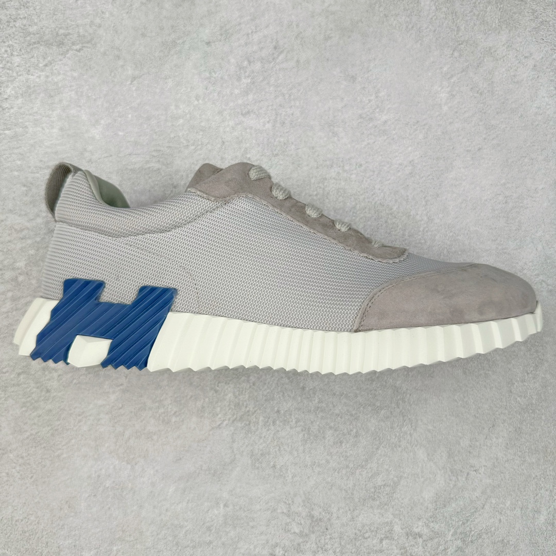 ＃原厂 Hermes Bouncing 爱马仕低帮休闲板鞋 原版开发 全新修改格版裁片 真原厂羊猄皮 卡色对比正品没有丝毫色差 附带正品中文版合格证 区别一眼假过度包装 尺码：36 37 38 39 40 41 42 43 44 45 46-选品中心
