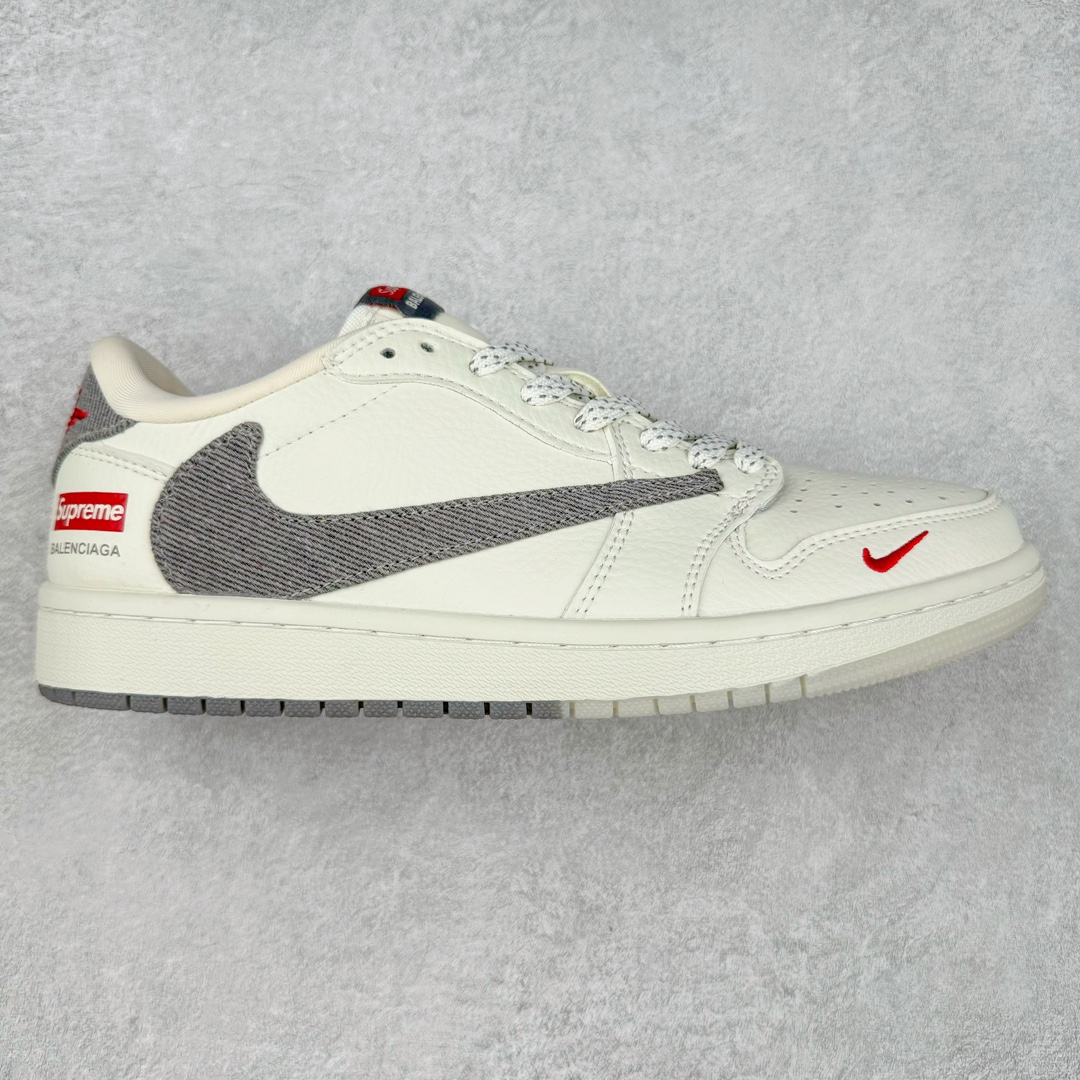 TS x Air Jordan AJ1 Low 倒钩低帮联名定制配色 JH6088-607 原厂内置气垫魔块 A模大底 头层小牛皮 鞋舌AJ原厂专用牛津布+AJ专用反口珍珠布+原厂无杂质高弹内里海棉+特殊封边弹力鞋带 尺码：36 36.5 37.5 38 38.5 39 40 40.5 41 42 42.5 43 44 44.5 45 46 47.5-选品中心