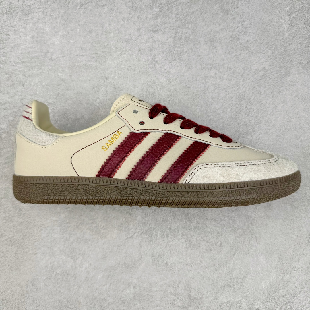 AD Original Samba OG 复古经典轻便板鞋 IG1987 这款桑巴鞋展示了高质量的工艺 带有装饰的超锁缝制和无缝的手感 柔软、柔软的皮革造型和标志性的3条纹完成了精致的外观 正规合身鞋带 鞋面上有绒面鞋垫 橡胶鞋底 享受正畸套筒软感 自50年代首次亮相以来就一直在赢得粉丝的青睐 尺码：36 36.5 37.5 38 38.5 39 40 40.5 41 42 42.5 43 44 44.5 45-选品中心