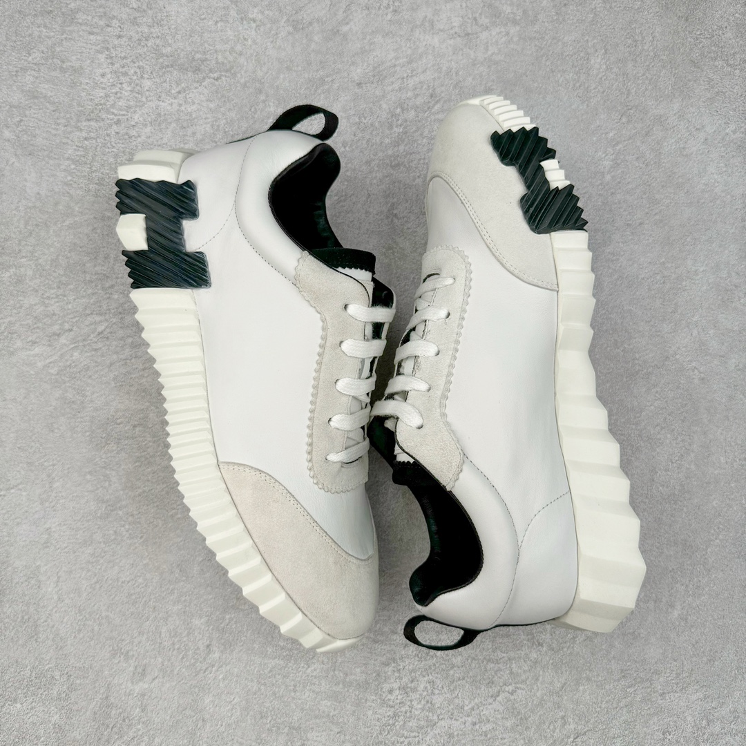 图片[3]-＃原厂 Hermes Bouncing 爱马仕低帮休闲板鞋 原版开发 全新修改格版裁片 真原厂羊猄皮 卡色对比正品没有丝毫色差 附带正品中文版合格证 区别一眼假过度包装 尺码：36 37 38 39 40 41 42 43 44 45 46-选品中心