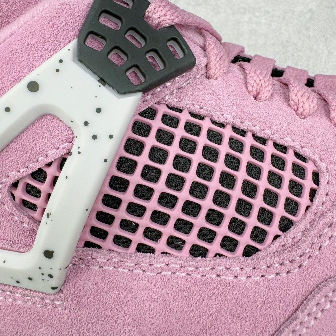图片[18]-＃K版纯原 Air Jordan AJ4 WMNS \\\”Orchid\\\”猛男粉 AQ9129-501 全新升级改良 原鞋原楦原纸板同源开发 完美呈现乔4的版型 内侧正确双色网格 还原细节 原厂皮料 正确气垫颜色 正确网格工艺 正确拉帮工艺 全鞋原装材料制作 原档案原模具打造 支持全方位与正品对比 尺码：36 36.5 37.5 38 38.5 39 40 40.5 41 42 42.5 43 44 44.5 45 46 47.5-选品中心