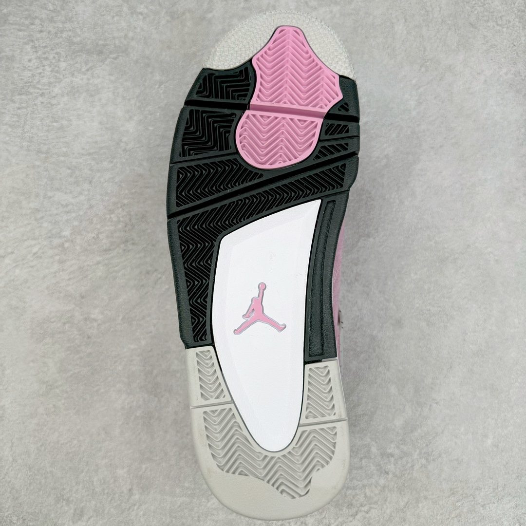 图片[9]-＃K版纯原 Air Jordan AJ4 WMNS \\\”Orchid\\\”猛男粉 AQ9129-501 全新升级改良 原鞋原楦原纸板同源开发 完美呈现乔4的版型 内侧正确双色网格 还原细节 原厂皮料 正确气垫颜色 正确网格工艺 正确拉帮工艺 全鞋原装材料制作 原档案原模具打造 支持全方位与正品对比 尺码：36 36.5 37.5 38 38.5 39 40 40.5 41 42 42.5 43 44 44.5 45 46 47.5-选品中心