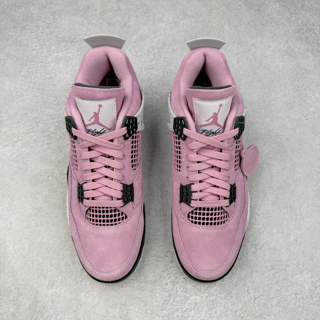 图片[2]-＃K版纯原 Air Jordan AJ4 WMNS \\\”Orchid\\\”猛男粉 AQ9129-501 全新升级改良 原鞋原楦原纸板同源开发 完美呈现乔4的版型 内侧正确双色网格 还原细节 原厂皮料 正确气垫颜色 正确网格工艺 正确拉帮工艺 全鞋原装材料制作 原档案原模具打造 支持全方位与正品对比 尺码：36 36.5 37.5 38 38.5 39 40 40.5 41 42 42.5 43 44 44.5 45 46 47.5-选品中心