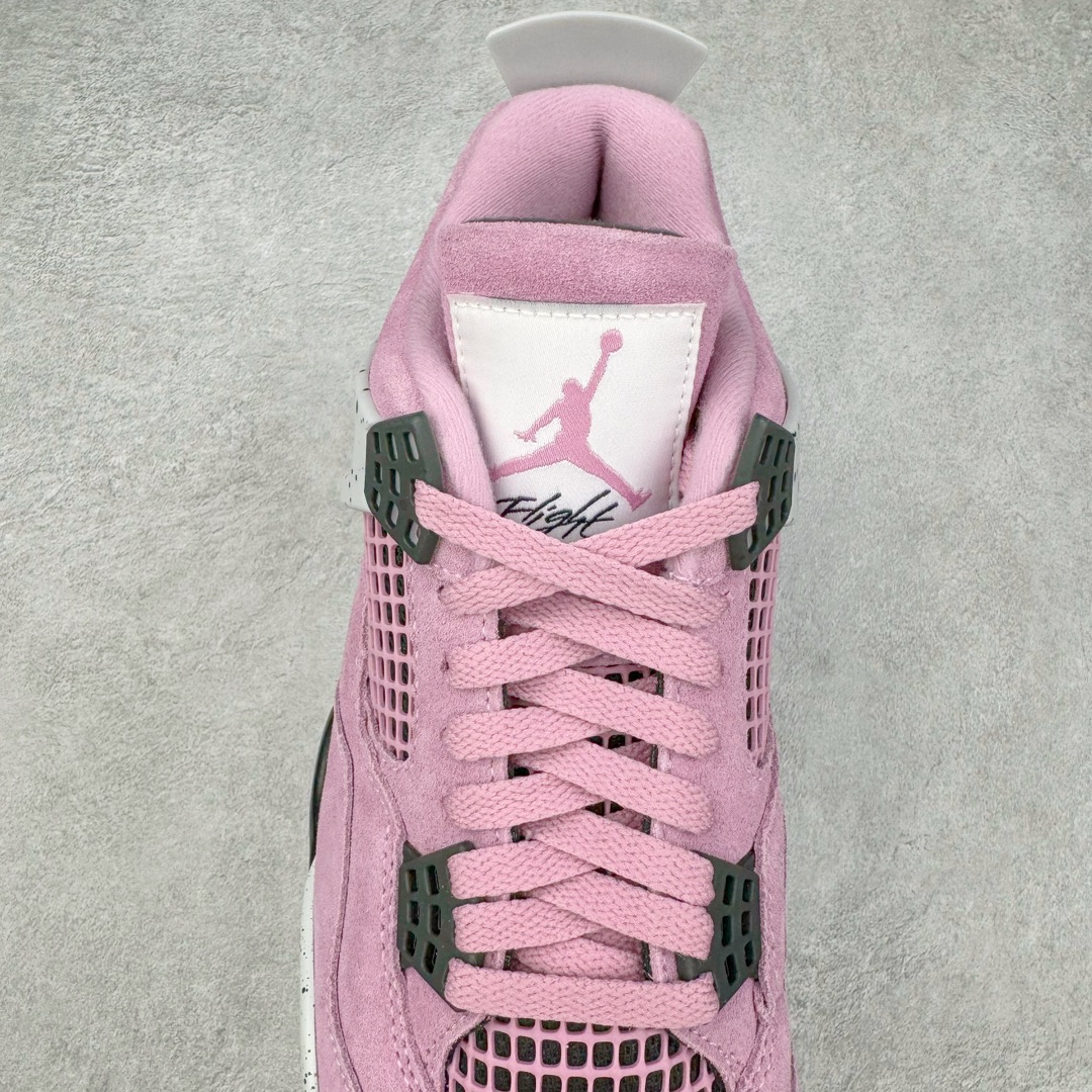 图片[5]-＃K版纯原 Air Jordan AJ4 WMNS \\\”Orchid\\\”猛男粉 AQ9129-501 全新升级改良 原鞋原楦原纸板同源开发 完美呈现乔4的版型 内侧正确双色网格 还原细节 原厂皮料 正确气垫颜色 正确网格工艺 正确拉帮工艺 全鞋原装材料制作 原档案原模具打造 支持全方位与正品对比 尺码：36 36.5 37.5 38 38.5 39 40 40.5 41 42 42.5 43 44 44.5 45 46 47.5-选品中心