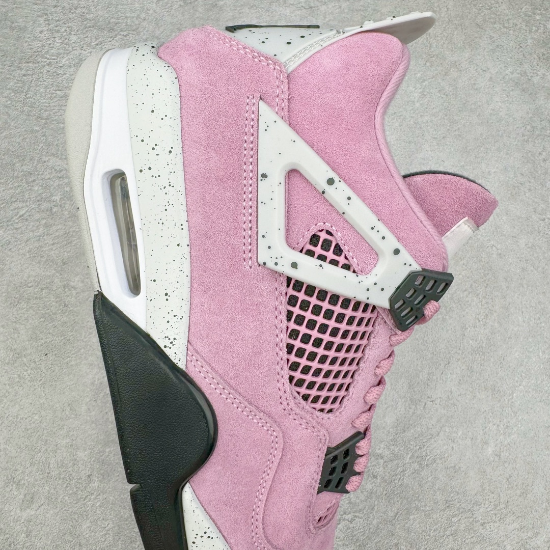 图片[6]-＃K版纯原 Air Jordan AJ4 WMNS \\\”Orchid\\\”猛男粉 AQ9129-501 全新升级改良 原鞋原楦原纸板同源开发 完美呈现乔4的版型 内侧正确双色网格 还原细节 原厂皮料 正确气垫颜色 正确网格工艺 正确拉帮工艺 全鞋原装材料制作 原档案原模具打造 支持全方位与正品对比 尺码：36 36.5 37.5 38 38.5 39 40 40.5 41 42 42.5 43 44 44.5 45 46 47.5-选品中心
