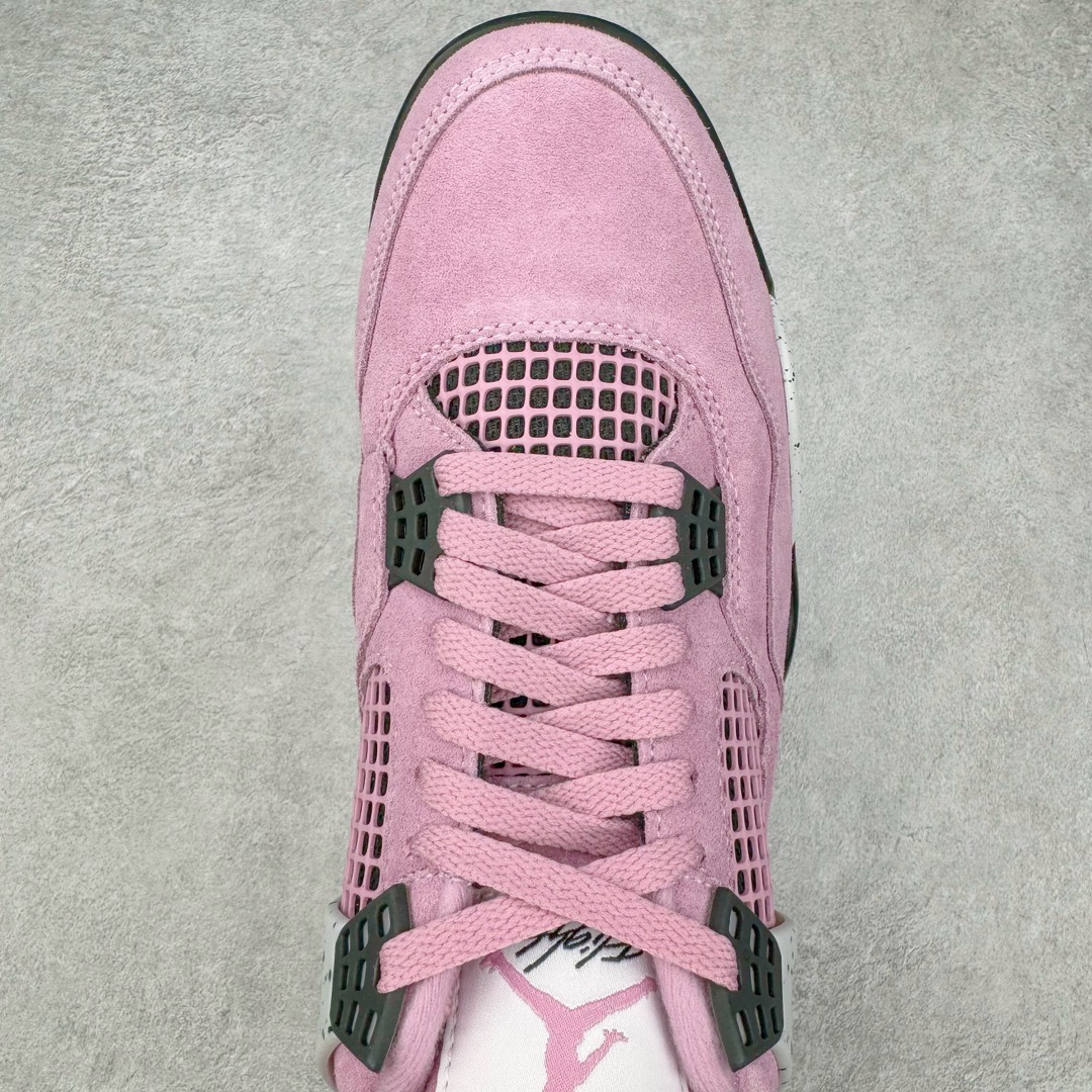 图片[4]-＃K版纯原 Air Jordan AJ4 WMNS \\\”Orchid\\\”猛男粉 AQ9129-501 全新升级改良 原鞋原楦原纸板同源开发 完美呈现乔4的版型 内侧正确双色网格 还原细节 原厂皮料 正确气垫颜色 正确网格工艺 正确拉帮工艺 全鞋原装材料制作 原档案原模具打造 支持全方位与正品对比 尺码：36 36.5 37.5 38 38.5 39 40 40.5 41 42 42.5 43 44 44.5 45 46 47.5-选品中心