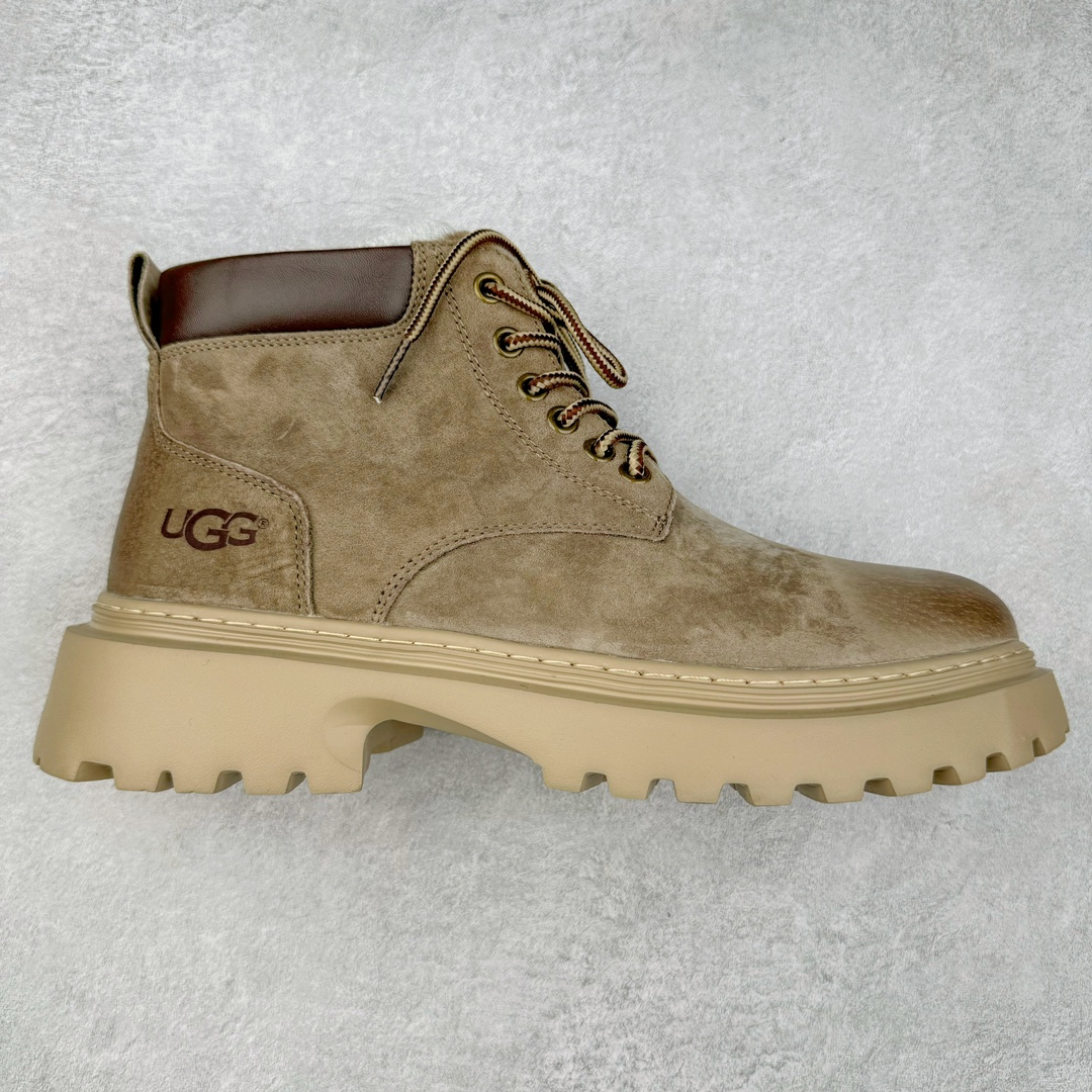 UGG 2024秋冬新品（毛绒一体内里保暖锁热🔥）秋冬必备 户外中帮休闲马丁靴雪地靴 代购专供品质 面料采用进口头层牛皮材质 鞋内里采用🔥毛茸一体内里保暖锁热。外置高弹Modern 外置防滑橡塑发泡超轻大底 系带设计 穿脱十分方便 采用TPU模压定型真皮鞋面材质#EVA轻翼外底防滑,耐磨性和良好的弹性！美国轻奢品牌【UGG】 Tasman Weather Hybrid 塔斯曼混合系列户外中帮休闲马丁靴雪地靴 尺码：39 40 41 42 43 44-选品中心