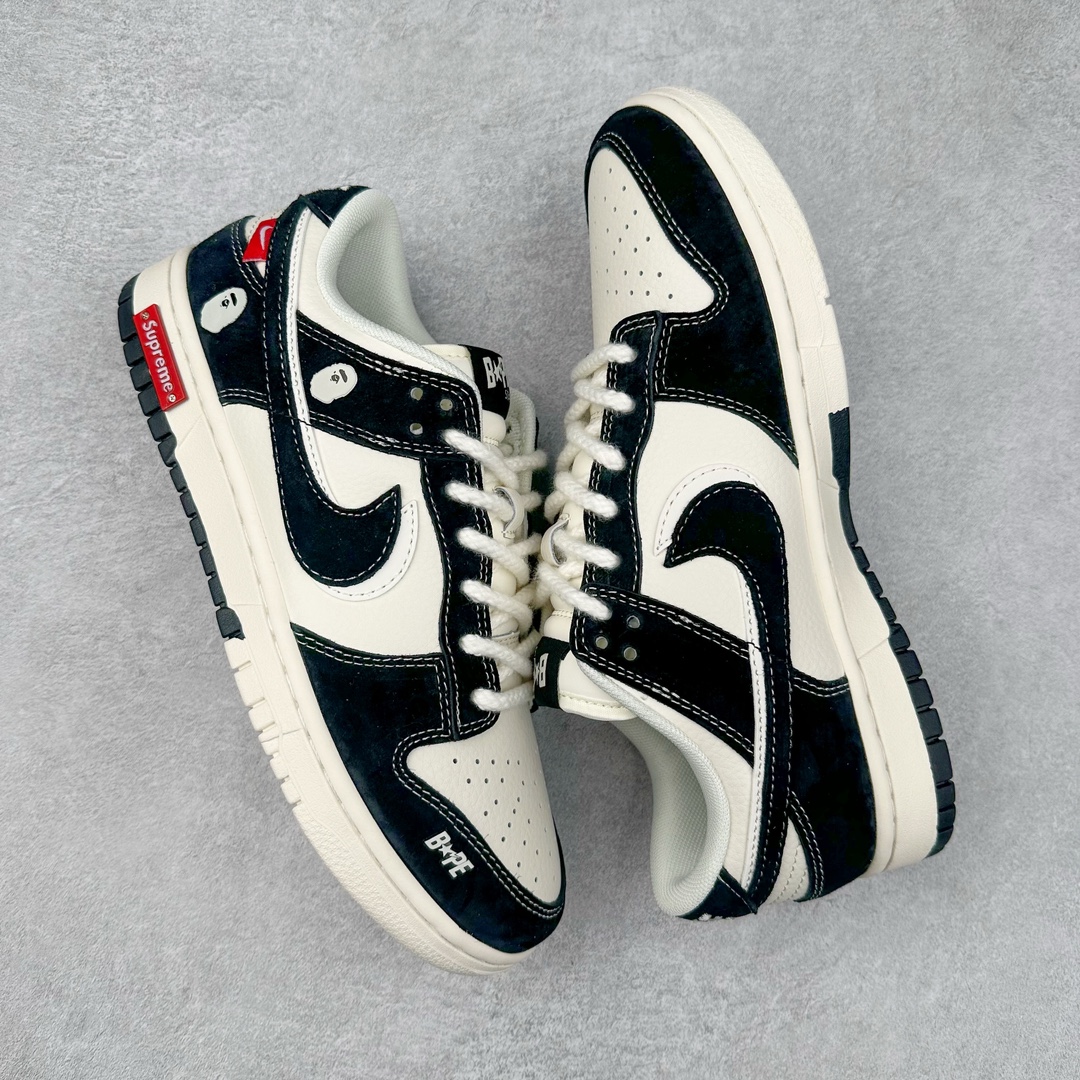 图片[3]-NK Dunk Low 定制配色 SJ1098-018 大厂出品 极力推荐 原装头层材料 独家版型蒸餾加工帶來的是更好的视觉和脚感体验大厂纯原品质出货 清洁度 电绣工艺 皮料切割干净无任何毛边 细节完美 尺码：36 36.5 37.5 38 38.5 39 40 40.5 41 42 42.5 43 44 44.5 45 46 47.5-选品中心