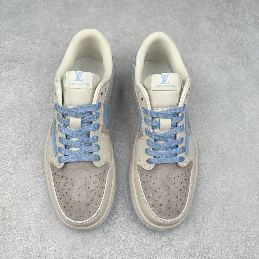 图片[2]-TS x Air Jordan AJ1 Low 倒钩低帮联名定制配色 LX1988-101 原厂内置气垫魔块 A模大底 头层小牛皮 鞋舌AJ原厂专用牛津布+AJ专用反口珍珠布+原厂无杂质高弹内里海棉+特殊封边弹力鞋带 尺码：36 36.5 37.5 38 38.5 39 40 40.5 41 42 42.5 43 44 44.5 45 46 47.5-选品中心