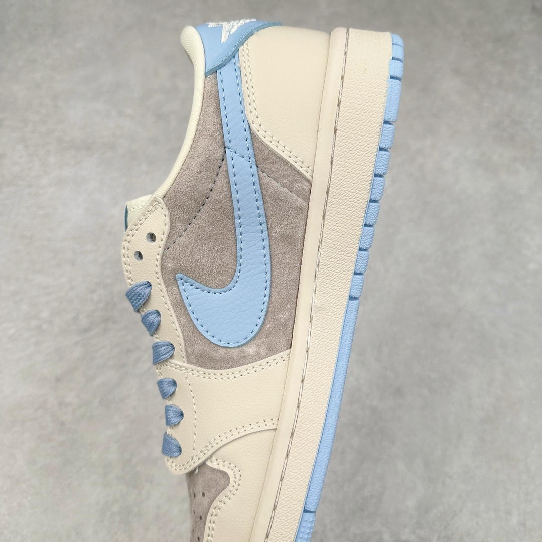 图片[7]-TS x Air Jordan AJ1 Low 倒钩低帮联名定制配色 LX1988-101 原厂内置气垫魔块 A模大底 头层小牛皮 鞋舌AJ原厂专用牛津布+AJ专用反口珍珠布+原厂无杂质高弹内里海棉+特殊封边弹力鞋带 尺码：36 36.5 37.5 38 38.5 39 40 40.5 41 42 42.5 43 44 44.5 45 46 47.5-选品中心