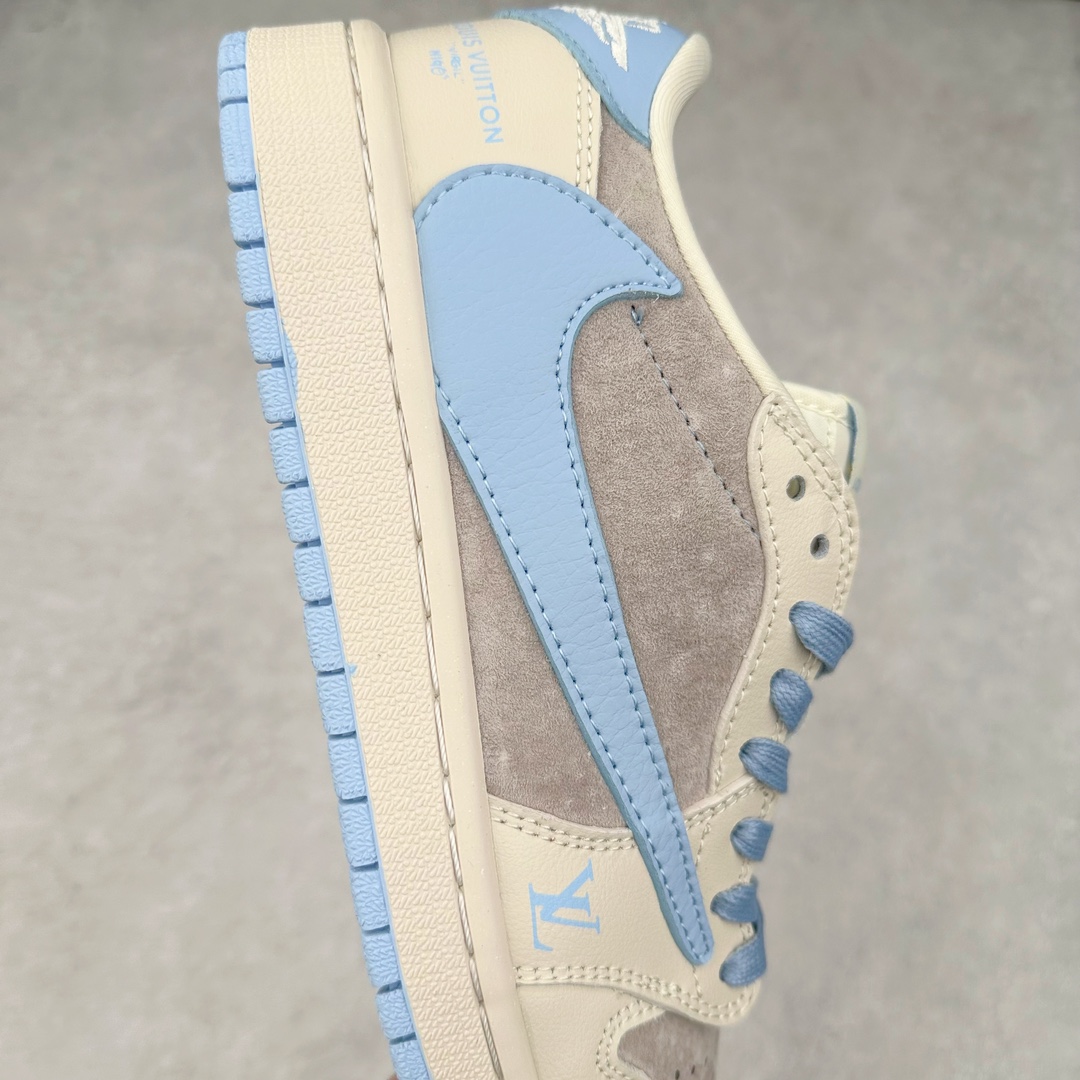 图片[6]-TS x Air Jordan AJ1 Low 倒钩低帮联名定制配色 LX1988-101 原厂内置气垫魔块 A模大底 头层小牛皮 鞋舌AJ原厂专用牛津布+AJ专用反口珍珠布+原厂无杂质高弹内里海棉+特殊封边弹力鞋带 尺码：36 36.5 37.5 38 38.5 39 40 40.5 41 42 42.5 43 44 44.5 45 46 47.5-选品中心