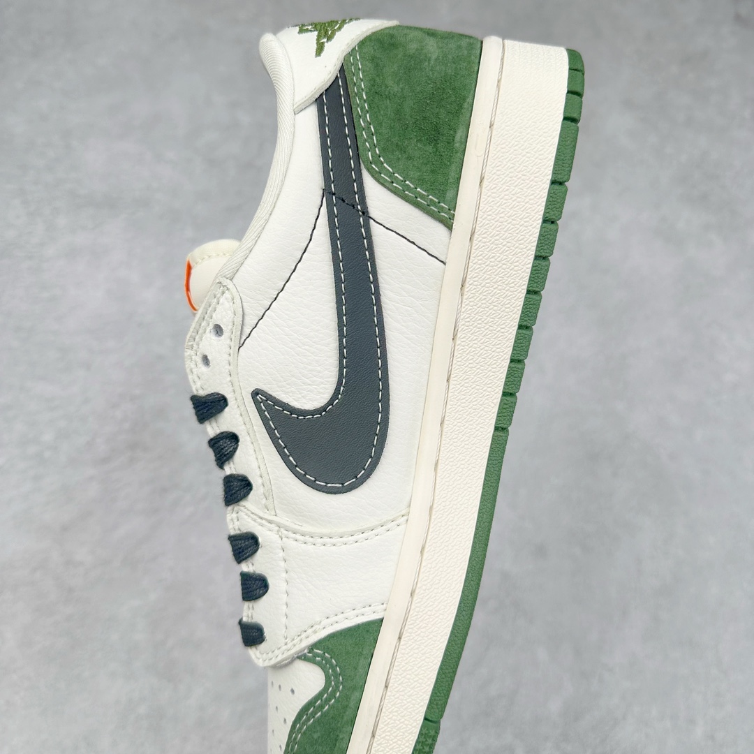 图片[7]-TS x Air Jordan AJ1 Low 倒钩低帮联名定制配色 XY2688-107 原厂内置气垫魔块 A模大底 头层小牛皮 鞋舌AJ原厂专用牛津布+AJ专用反口珍珠布+原厂无杂质高弹内里海棉+特殊封边弹力鞋带 尺码：36 36.5 37.5 38 38.5 39 40 40.5 41 42 42.5 43 44 44.5 45 46 47.5-选品中心