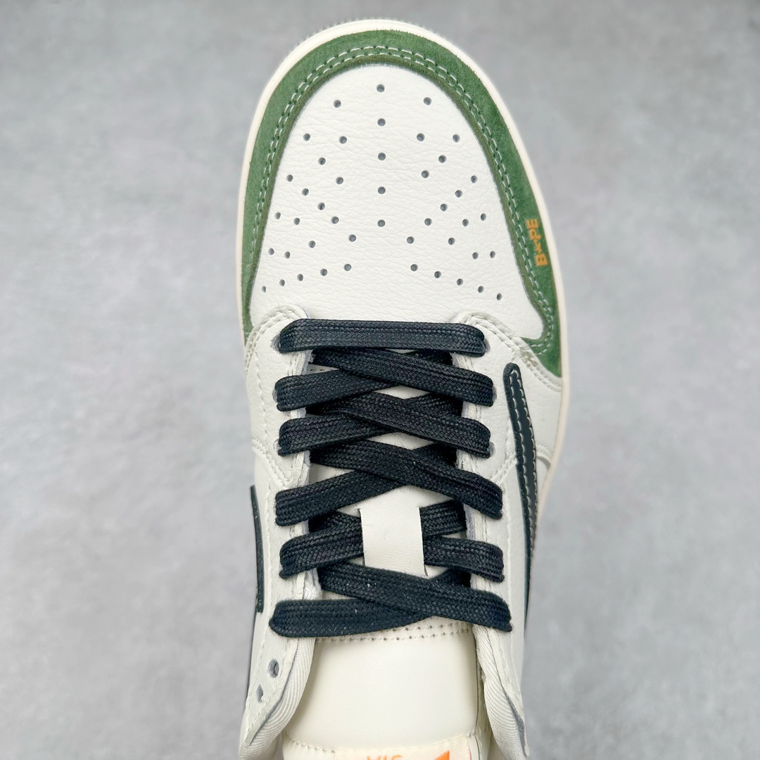 图片[4]-TS x Air Jordan AJ1 Low 倒钩低帮联名定制配色 XY2688-107 原厂内置气垫魔块 A模大底 头层小牛皮 鞋舌AJ原厂专用牛津布+AJ专用反口珍珠布+原厂无杂质高弹内里海棉+特殊封边弹力鞋带 尺码：36 36.5 37.5 38 38.5 39 40 40.5 41 42 42.5 43 44 44.5 45 46 47.5-选品中心