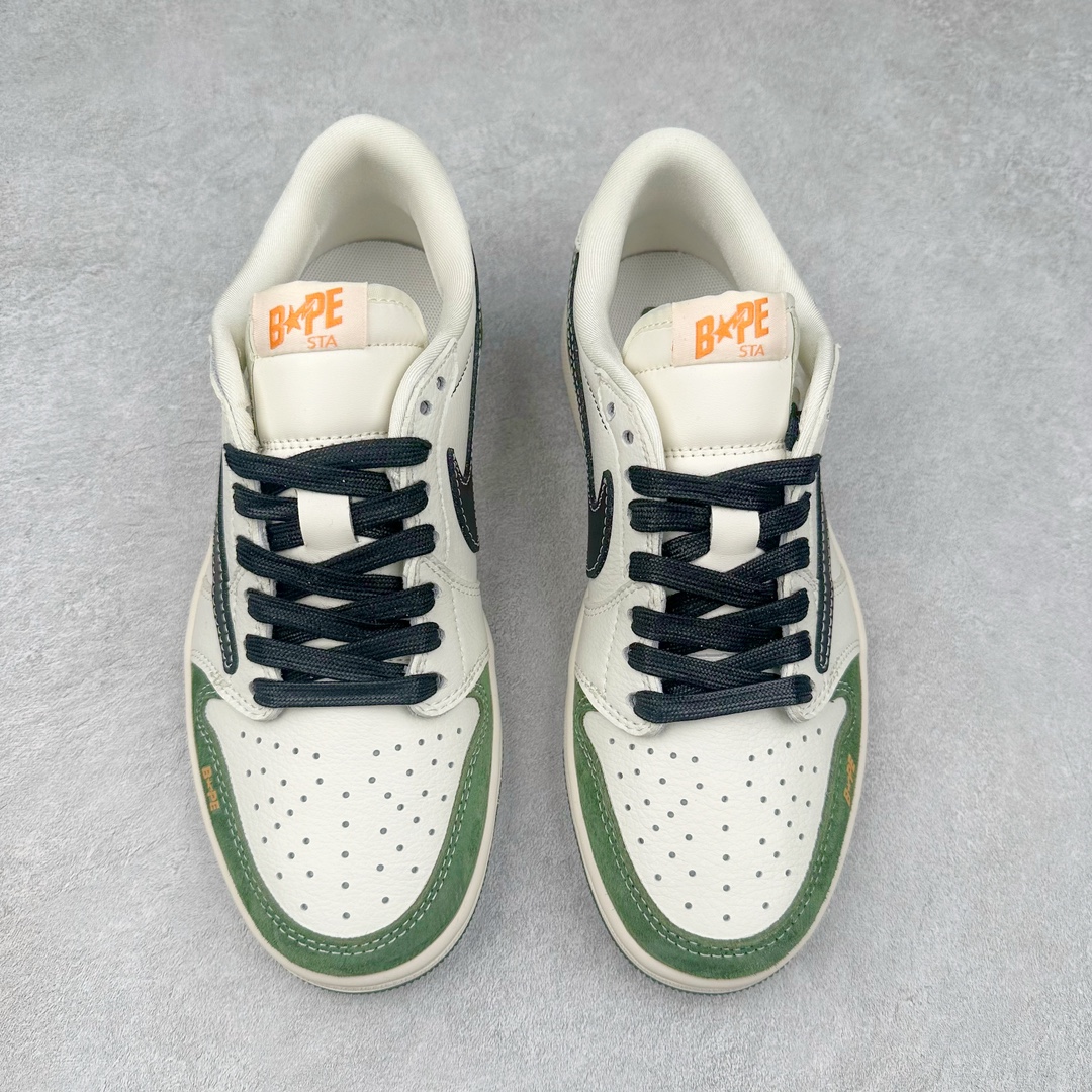 图片[2]-TS x Air Jordan AJ1 Low 倒钩低帮联名定制配色 XY2688-107 原厂内置气垫魔块 A模大底 头层小牛皮 鞋舌AJ原厂专用牛津布+AJ专用反口珍珠布+原厂无杂质高弹内里海棉+特殊封边弹力鞋带 尺码：36 36.5 37.5 38 38.5 39 40 40.5 41 42 42.5 43 44 44.5 45 46 47.5-选品中心