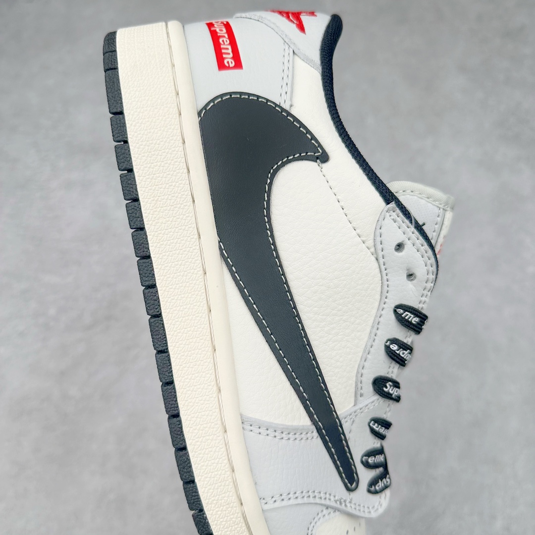 图片[6]-TS x Air Jordan AJ1 Low 倒钩低帮联名定制配色 SJ2068-119 原厂内置气垫魔块 A模大底 头层小牛皮 鞋舌AJ原厂专用牛津布+AJ专用反口珍珠布+原厂无杂质高弹内里海棉+特殊封边弹力鞋带 尺码：36 36.5 37.5 38 38.5 39 40 40.5 41 42 42.5 43 44 44.5 45 46 47.5-选品中心