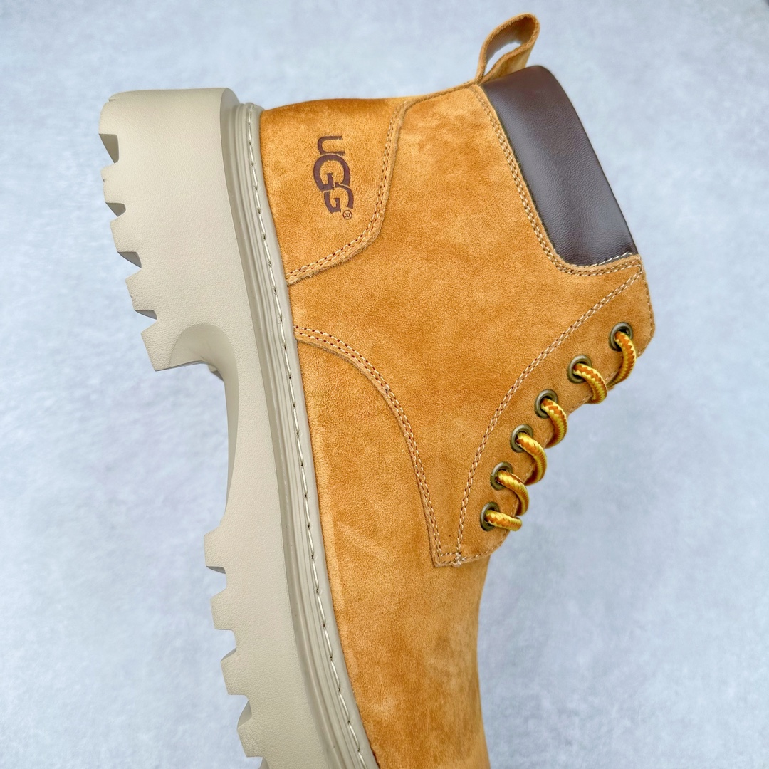 图片[6]-UGG 2024秋冬新品（毛绒一体内里保暖锁热🔥）秋冬必备 户外中帮休闲马丁靴雪地靴 代购专供品质 面料采用进口头层牛皮材质 鞋内里采用🔥毛茸一体内里保暖锁热。外置高弹Modern 外置防滑橡塑发泡超轻大底 系带设计 穿脱十分方便 采用TPU模压定型真皮鞋面材质#EVA轻翼外底防滑,耐磨性和良好的弹性！美国轻奢品牌【UGG】 Tasman Weather Hybrid 塔斯曼混合系列户外中帮休闲马丁靴雪地靴 尺码：39 40 41 42 43 44-选品中心