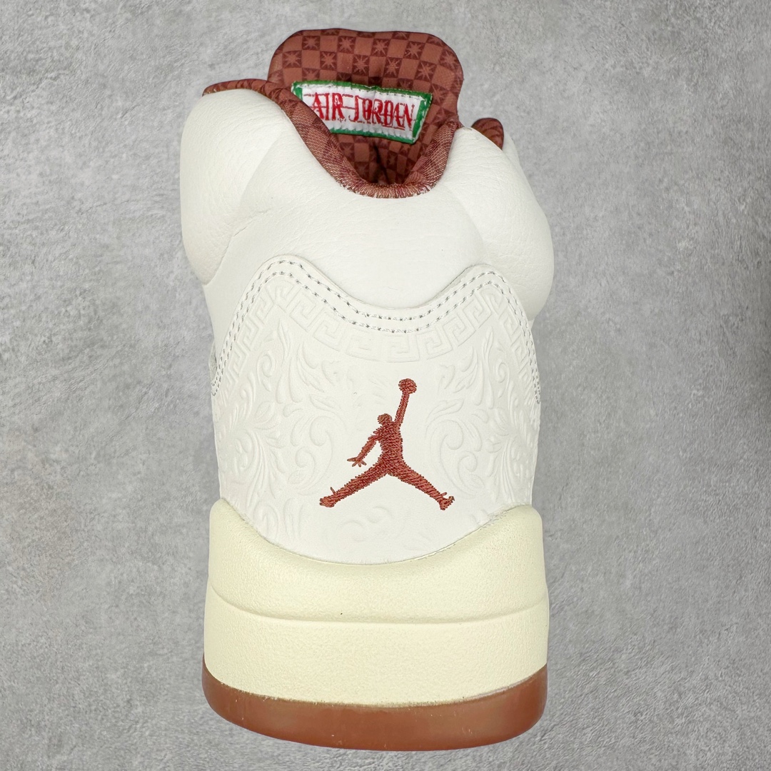 图片[8]-＃NC版 Air Jordan AJ5 Retro 白绿 HF8833-100 外贸订单 全套原纸板楦头开发 确保原汁原味 完美呈现五代版型 定制优质皮料 完美鞋型匹配公司货 正确TPU鞋舌锁扣 最新原厂底模 大底卡色咬花完美 鞋柜必备鞋款 终端现货供应 尺码：40 40.5 41 42 42.5 43 44 44.5 45 46 47.5-选品中心