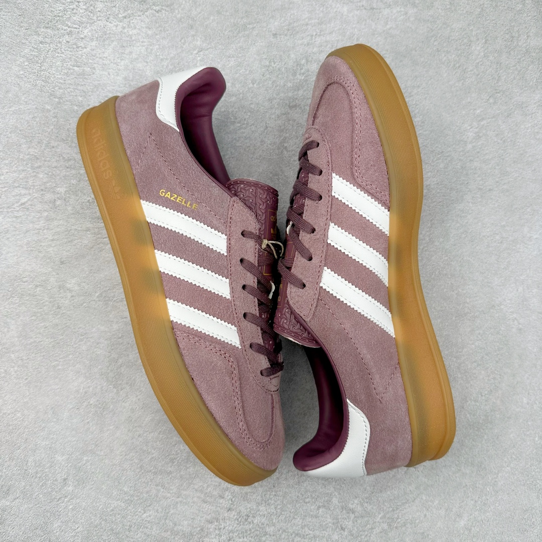 图片[3]-AD Gazelle Indoor Trainers 羚羊内训系列低帮复古百搭休闲运动德训风板鞋 IH5483 90年代经典的复刻版！自60年代以足球训练鞋面世以来,Gazelle就以其经典设计席卷全球。1991年版本的复刻,再造经典Gazelle。采用皮革打造,搭配浊色细节,让这款经典更加简约。尺码：36 36⅔ 37⅓ 38 38⅔ 39⅓ 40 40⅔ 41⅓ 42 42⅔ 43⅓ 44 45-选品中心